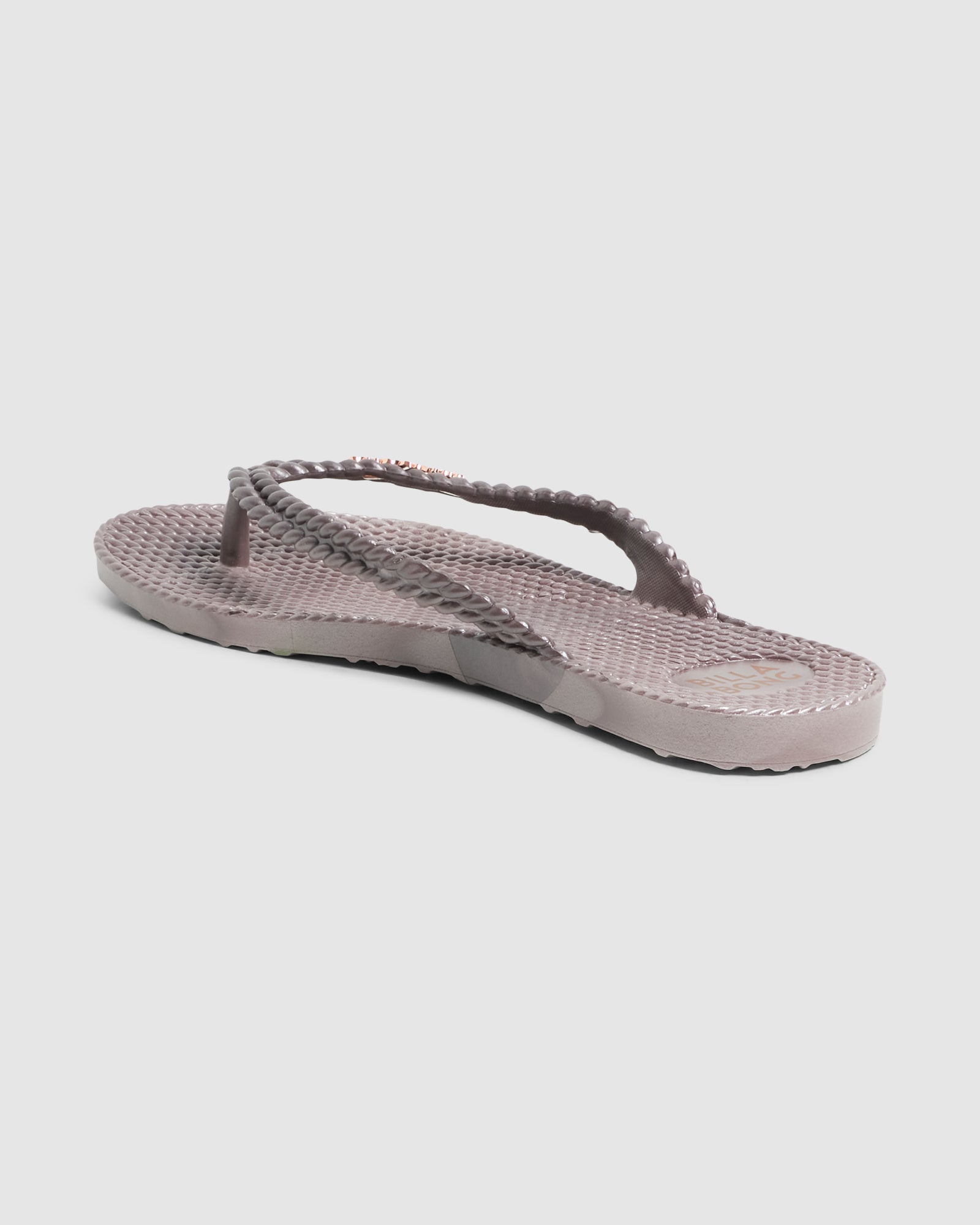 Womens Kick Back Metallic Thongs