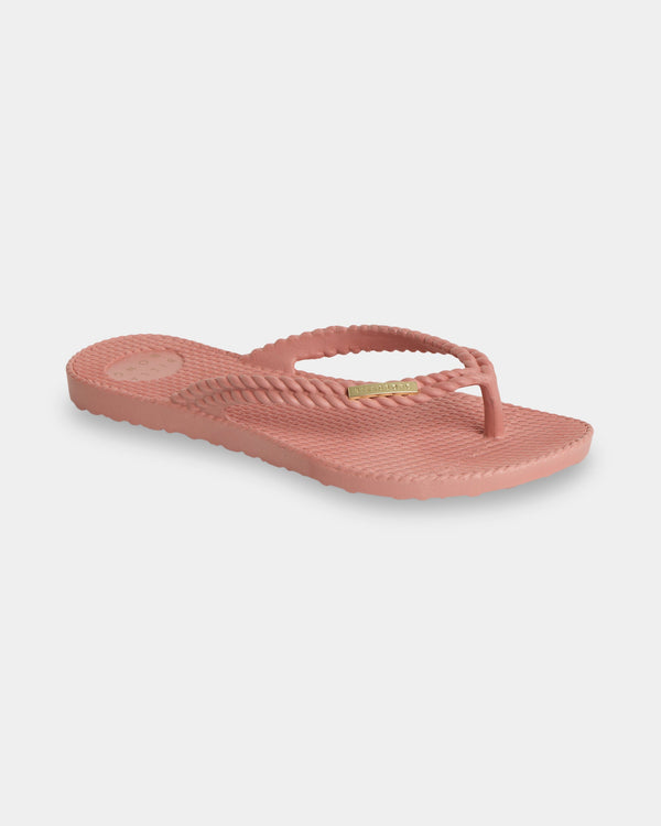 Womens Kick Back Solid Thongs