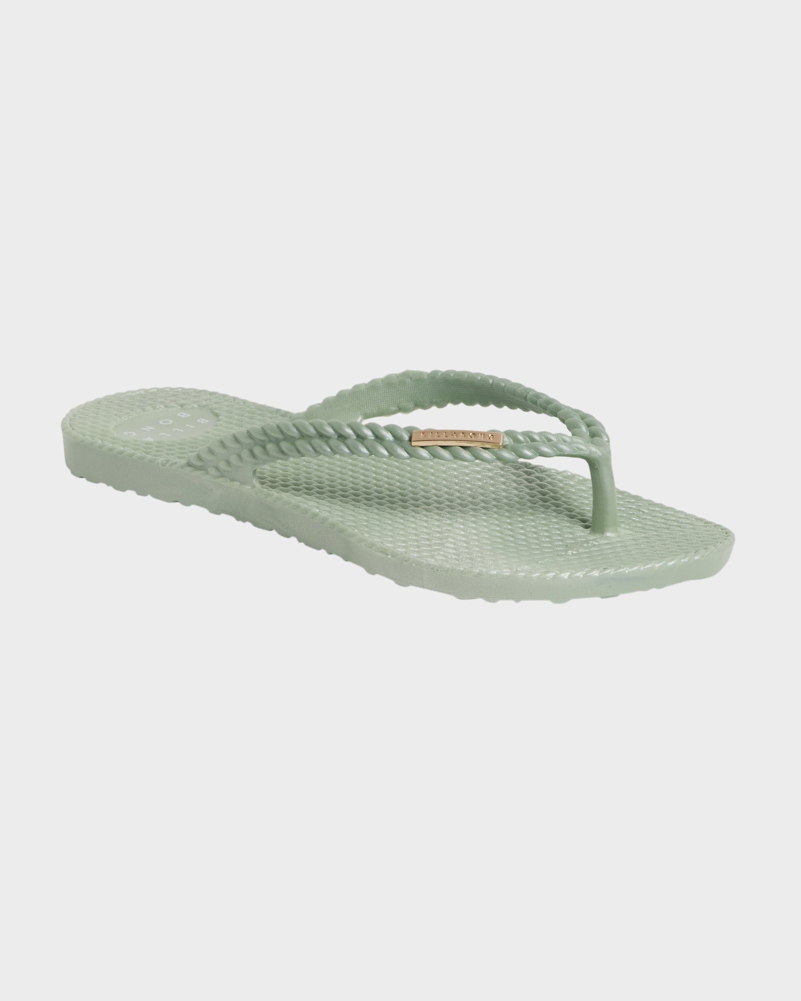 Womens Kick Back Metallic Thongs