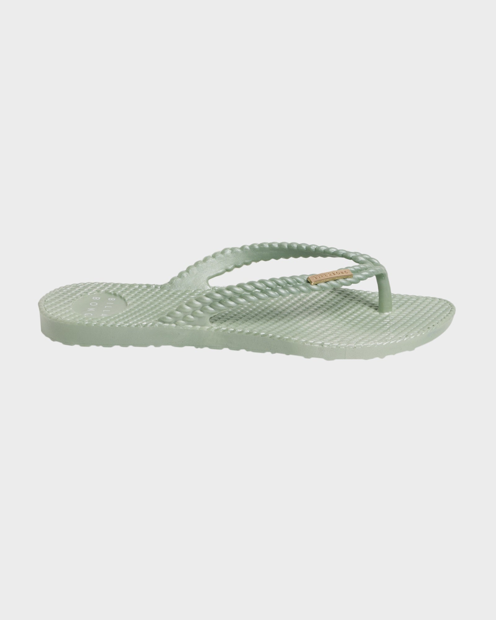 Womens Kick Back Metallic Thongs