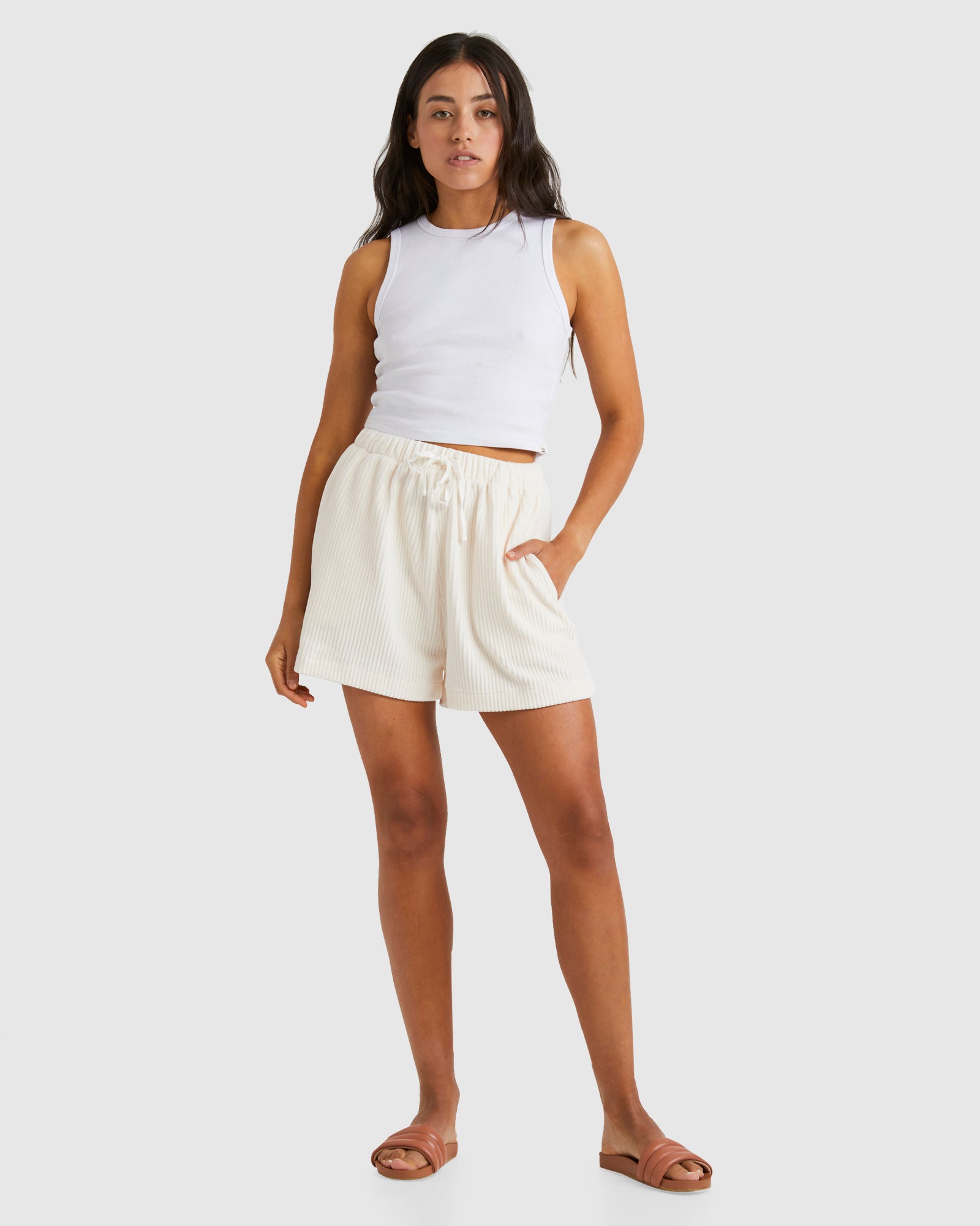 Womens Good Day 2 Elastic Waist Shorts