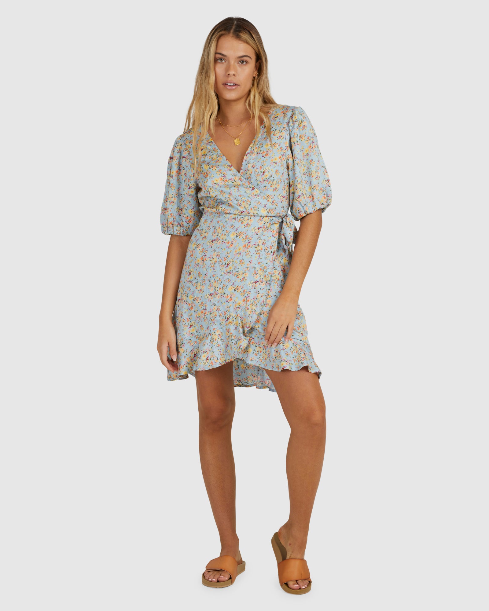Womens Sunshine Wrap Dress