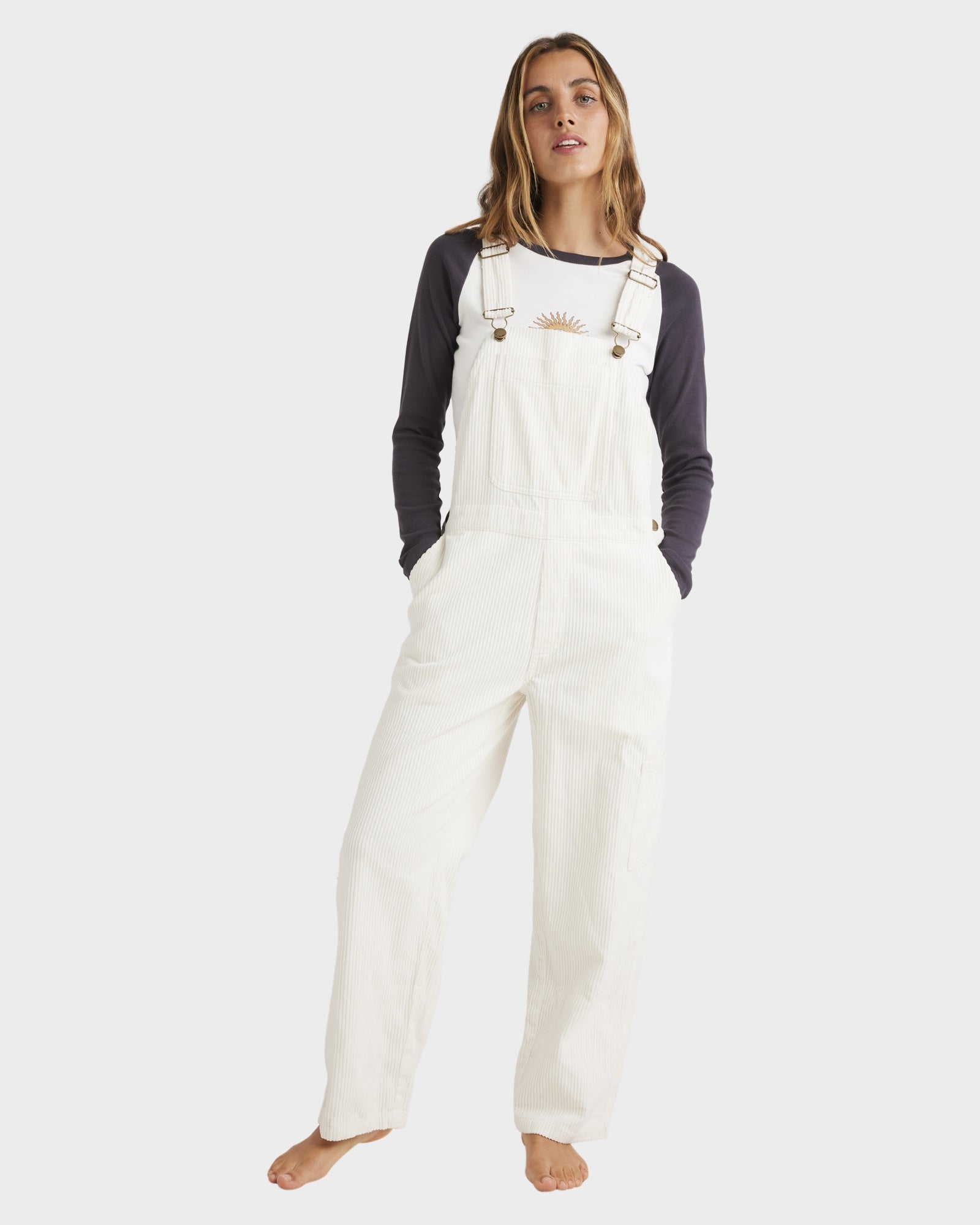 Womens Leia Corduroy Overalls