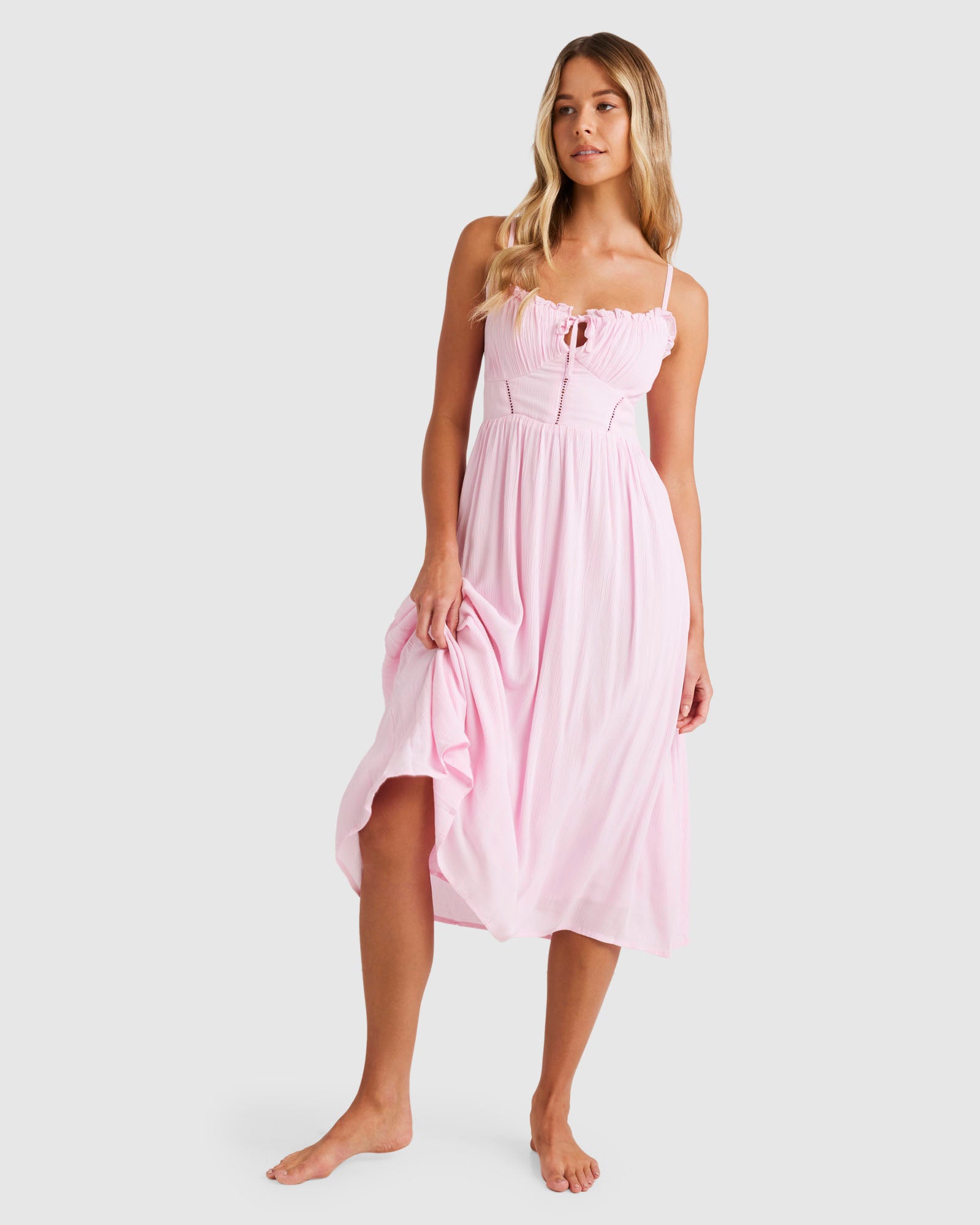 Womens Whiskey Skies Midi Dress