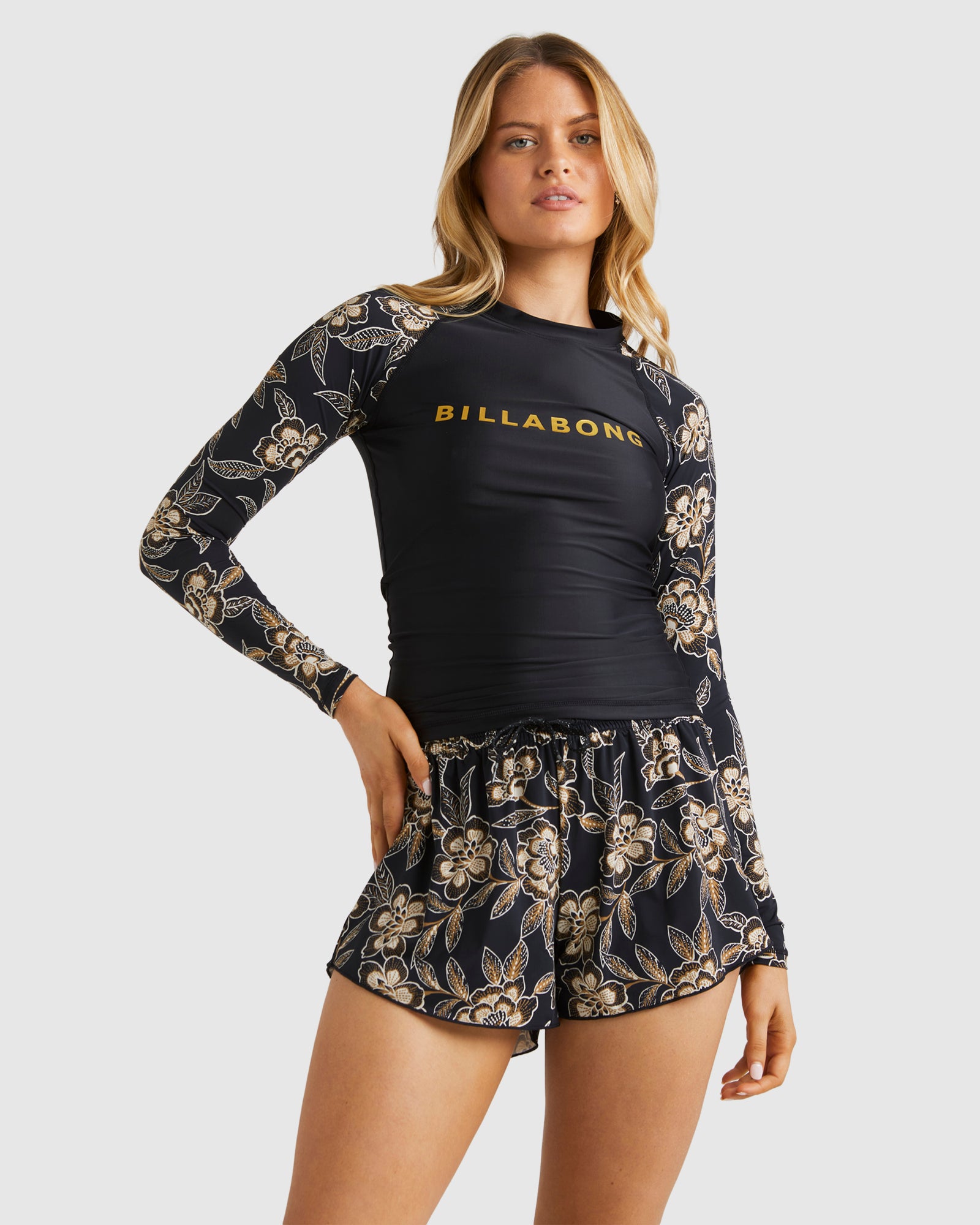 Womens Moon Blooms Leilani Long Sleeve Rash Vest