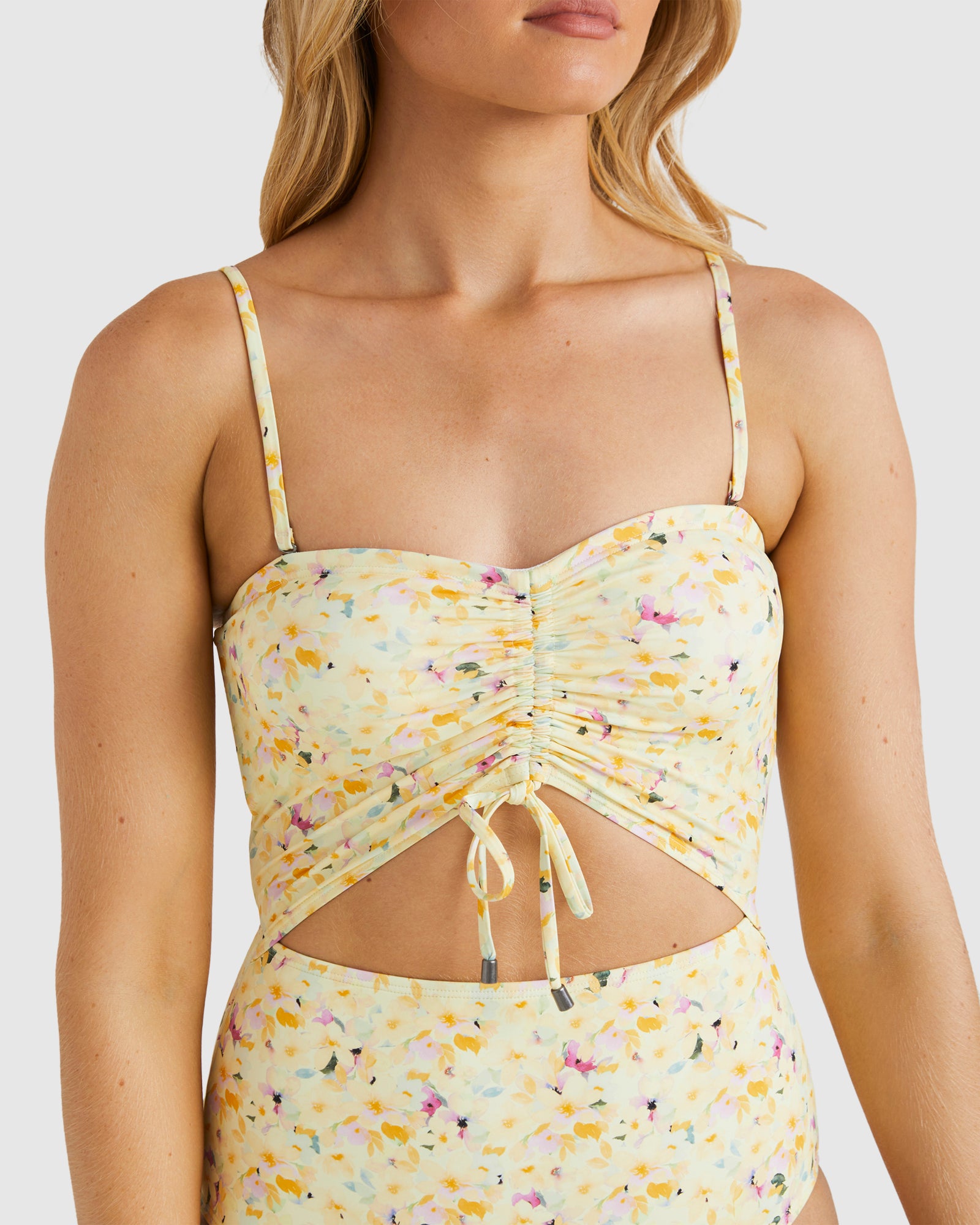 Womens Mellow Days Summer One Piece Swimsuit