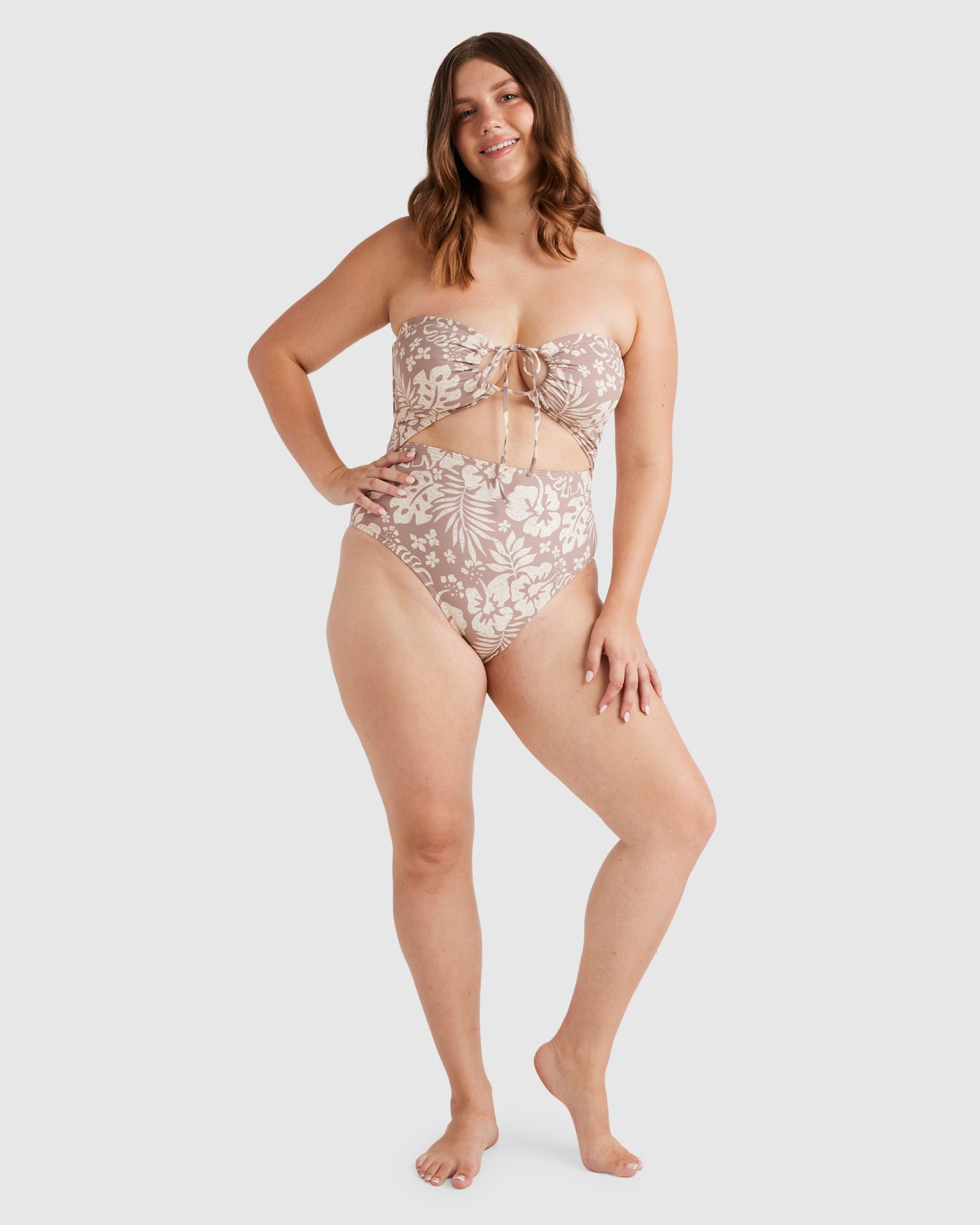 Womens Off Tropic Drew One Piece Swimsuit