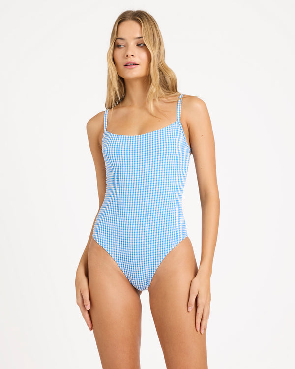 Womens Mini Wave Check Mia D/DD One Piece Swimsuit