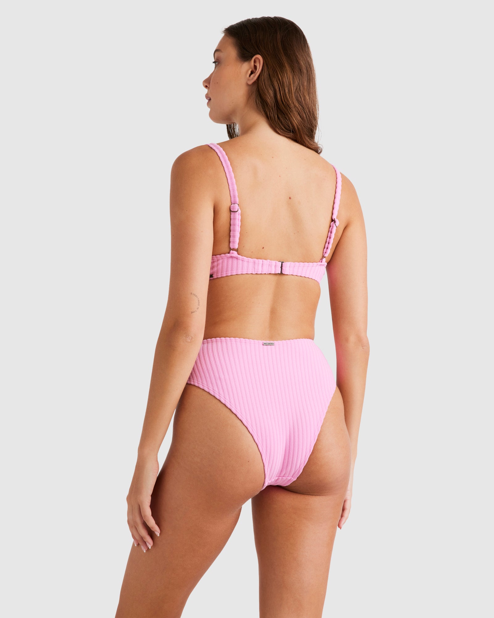 Womens Terry Rib Reese D/DD Underwire Bikini Top