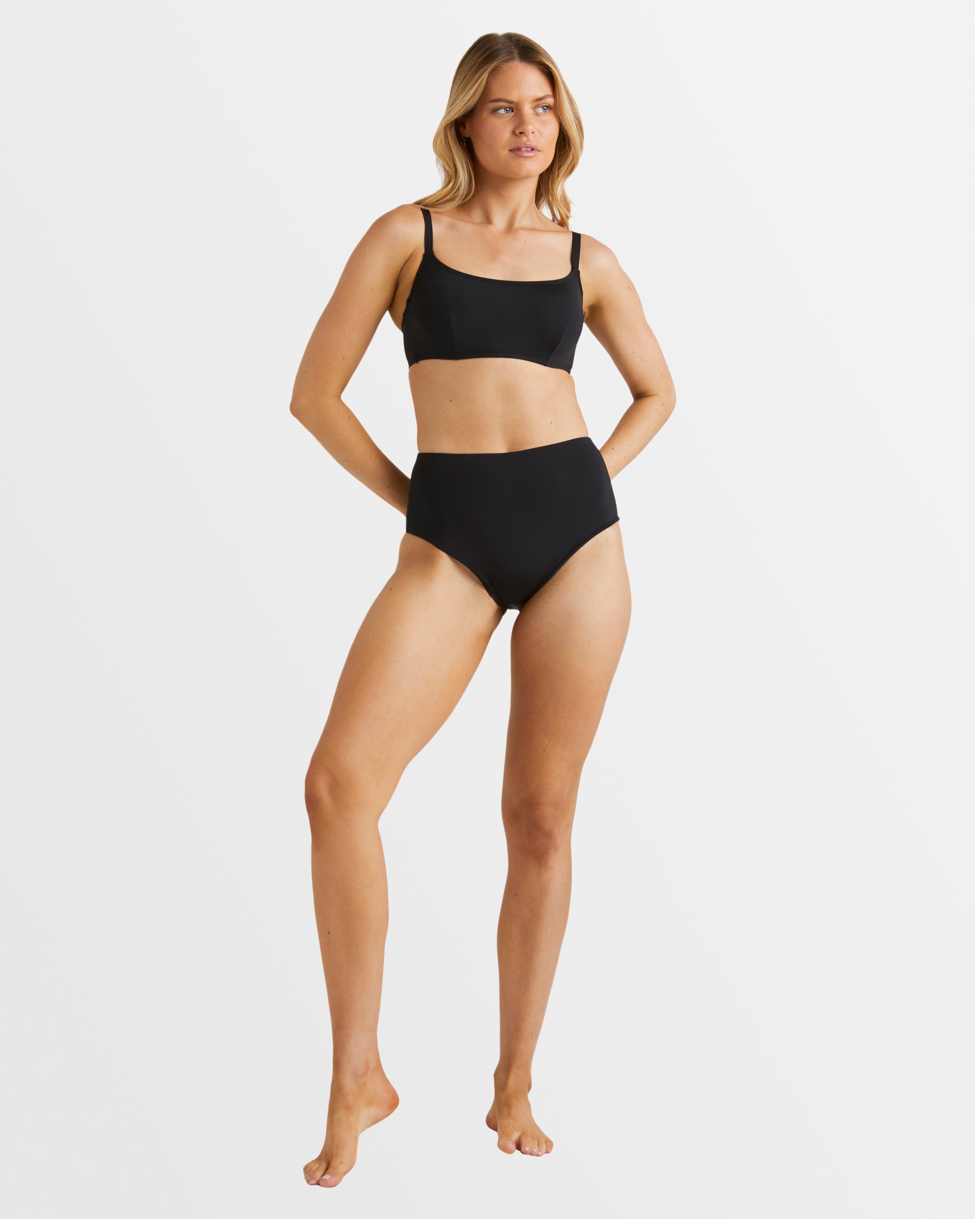 Womens Sol Searcher High Retro Pant Bikini Bottom