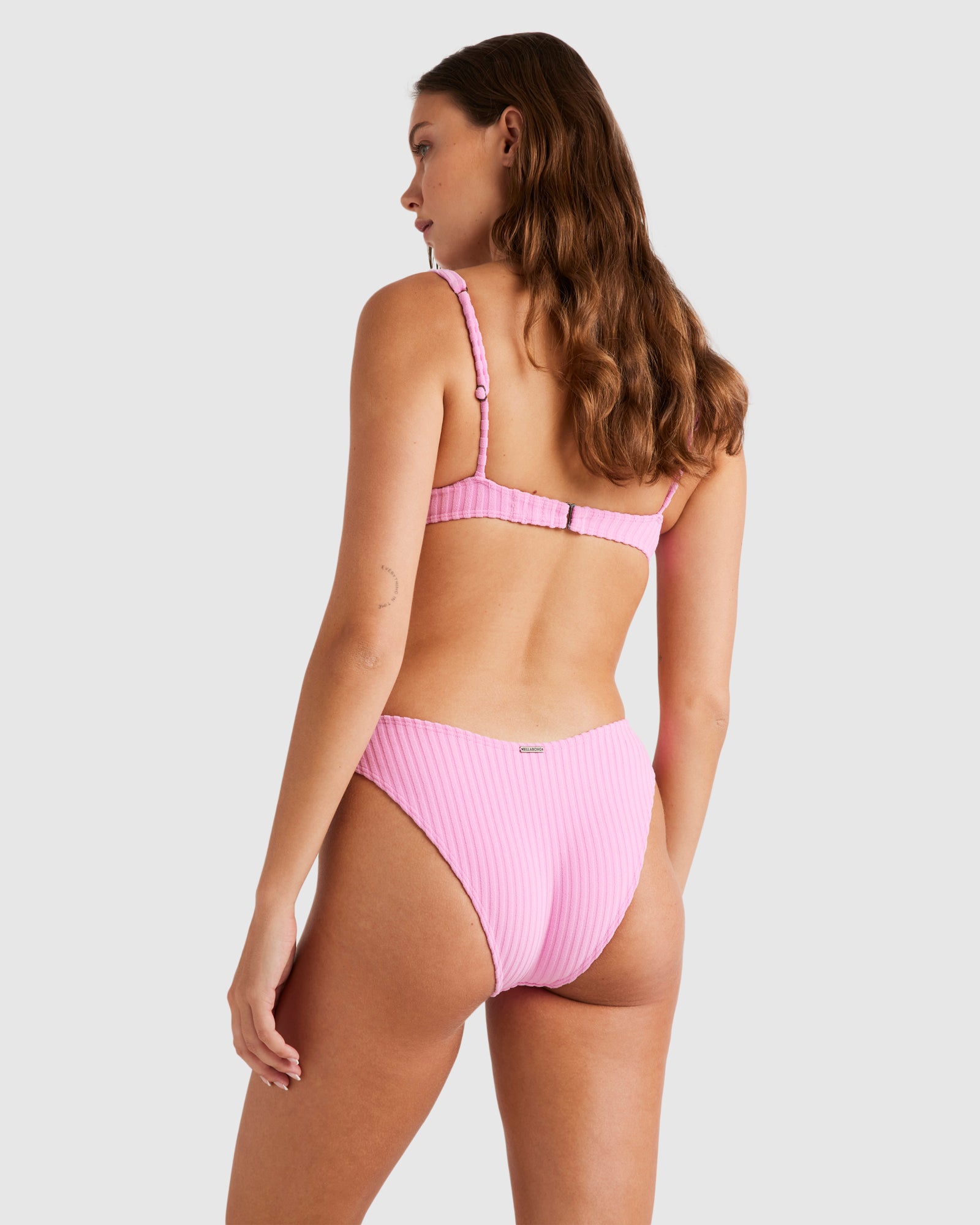Womens Terry Rib Bondi Pant Bikini Bottom