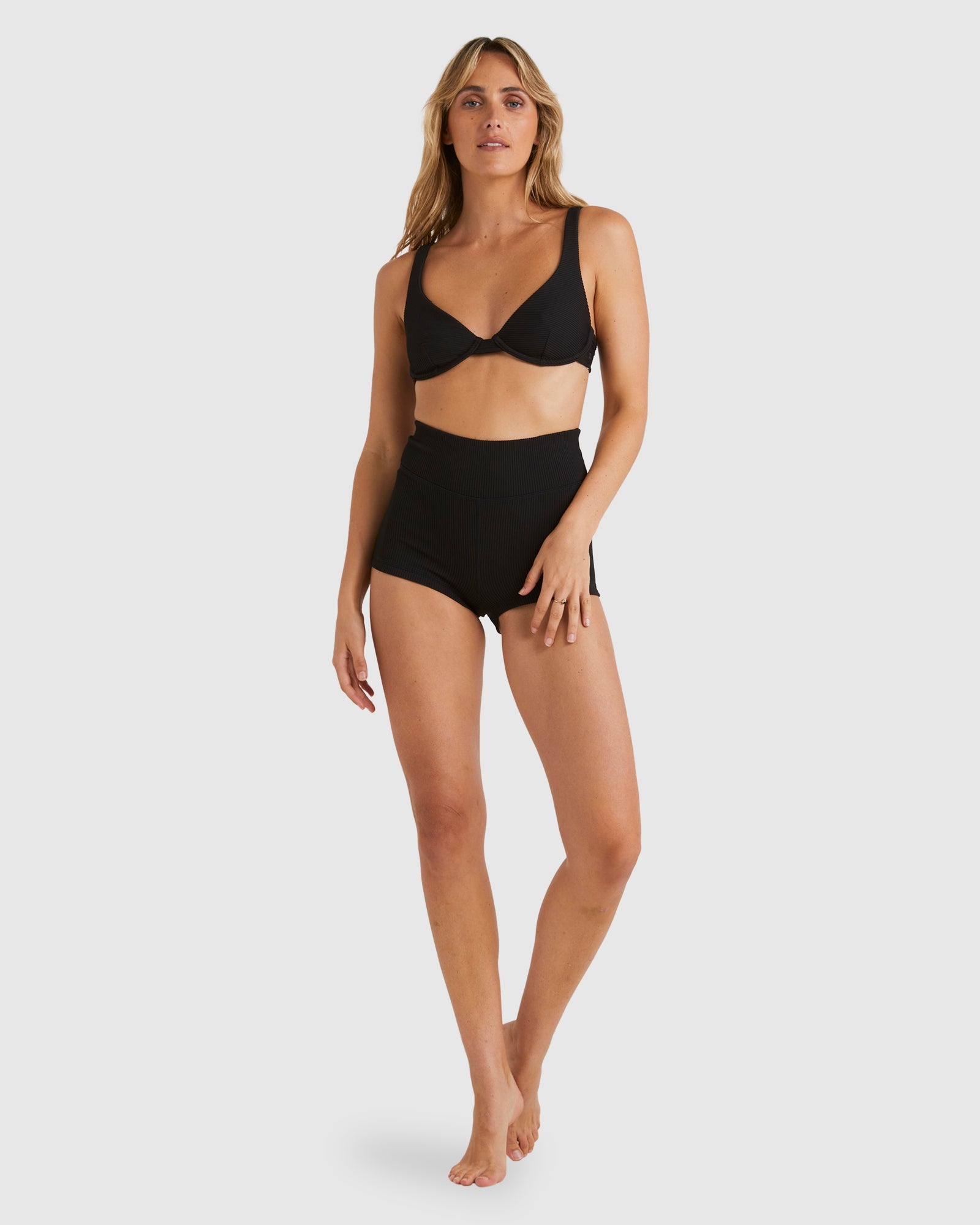 Womens Tanlines Surf Short Bikini Bottom