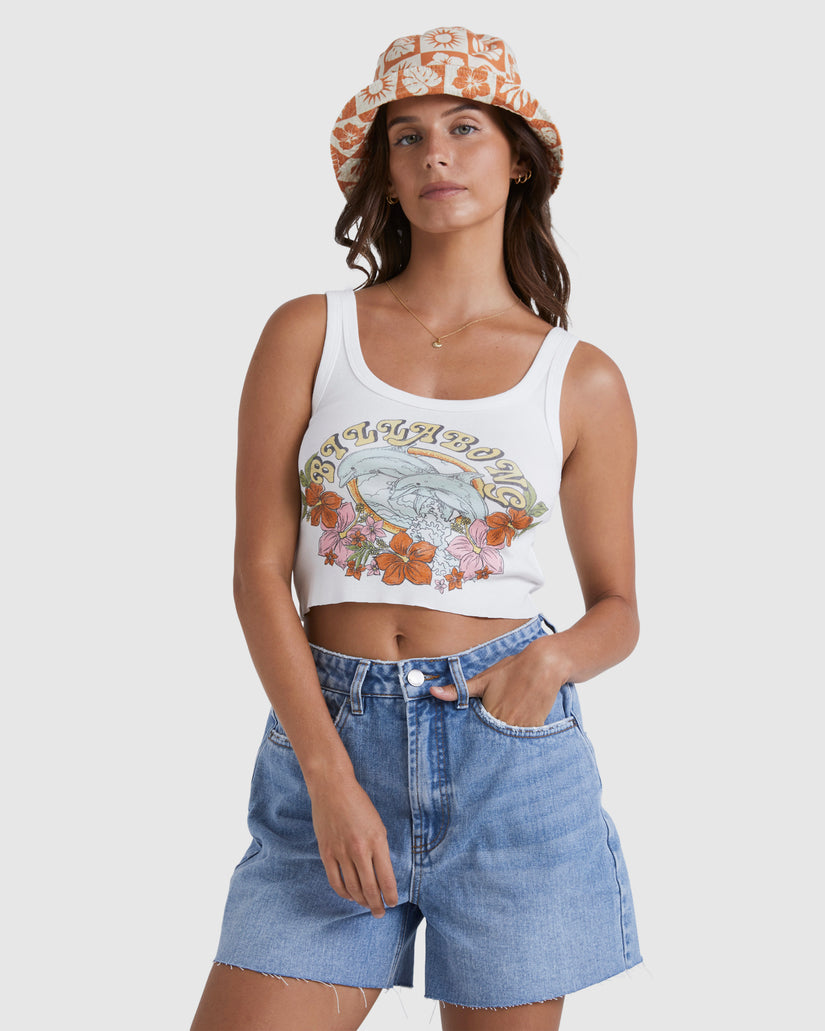 Womens Spring Dream Tank Top - SALT CRYSTAL | Billabong AU