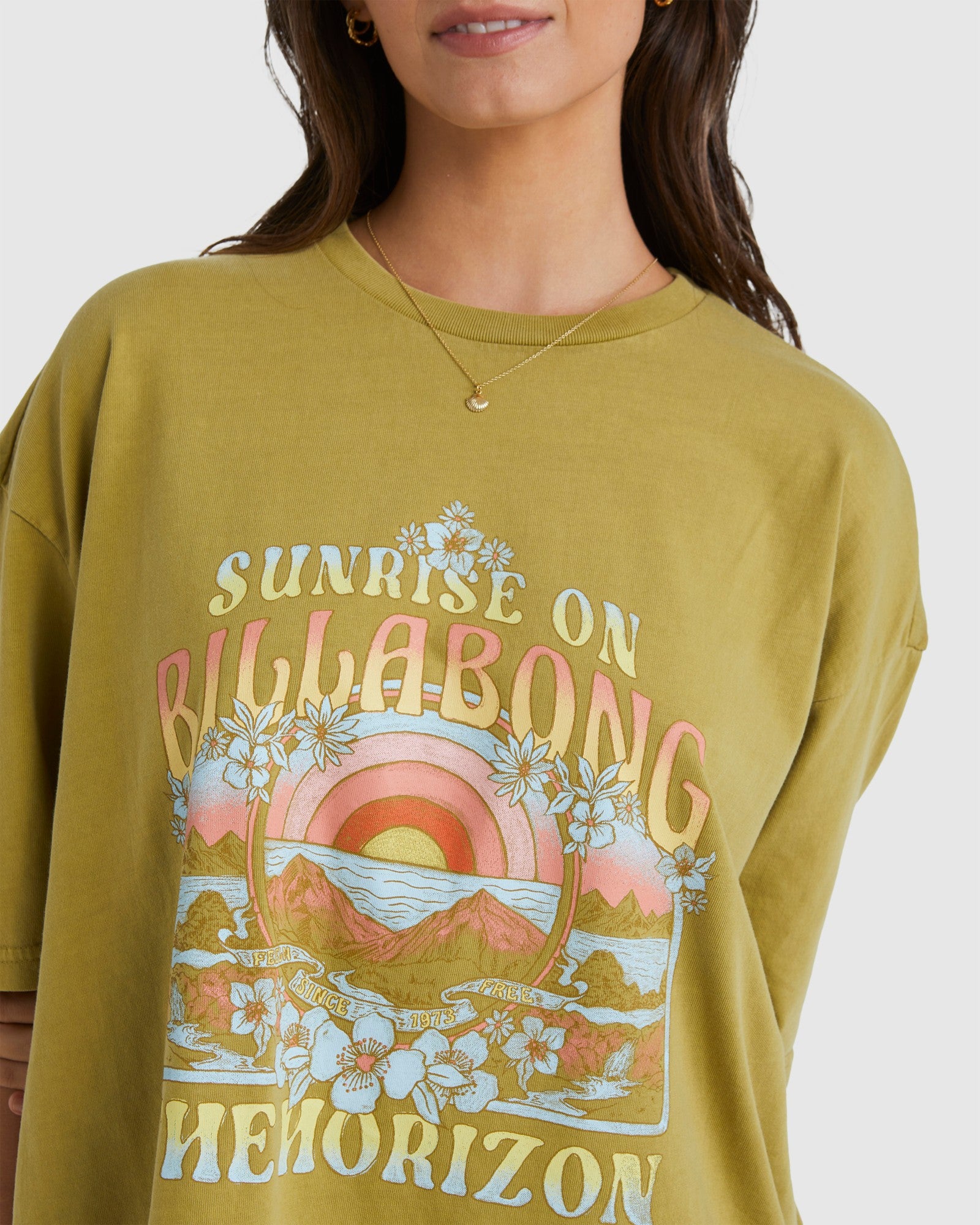 Womens Sunrise On The Beach T-Shirt