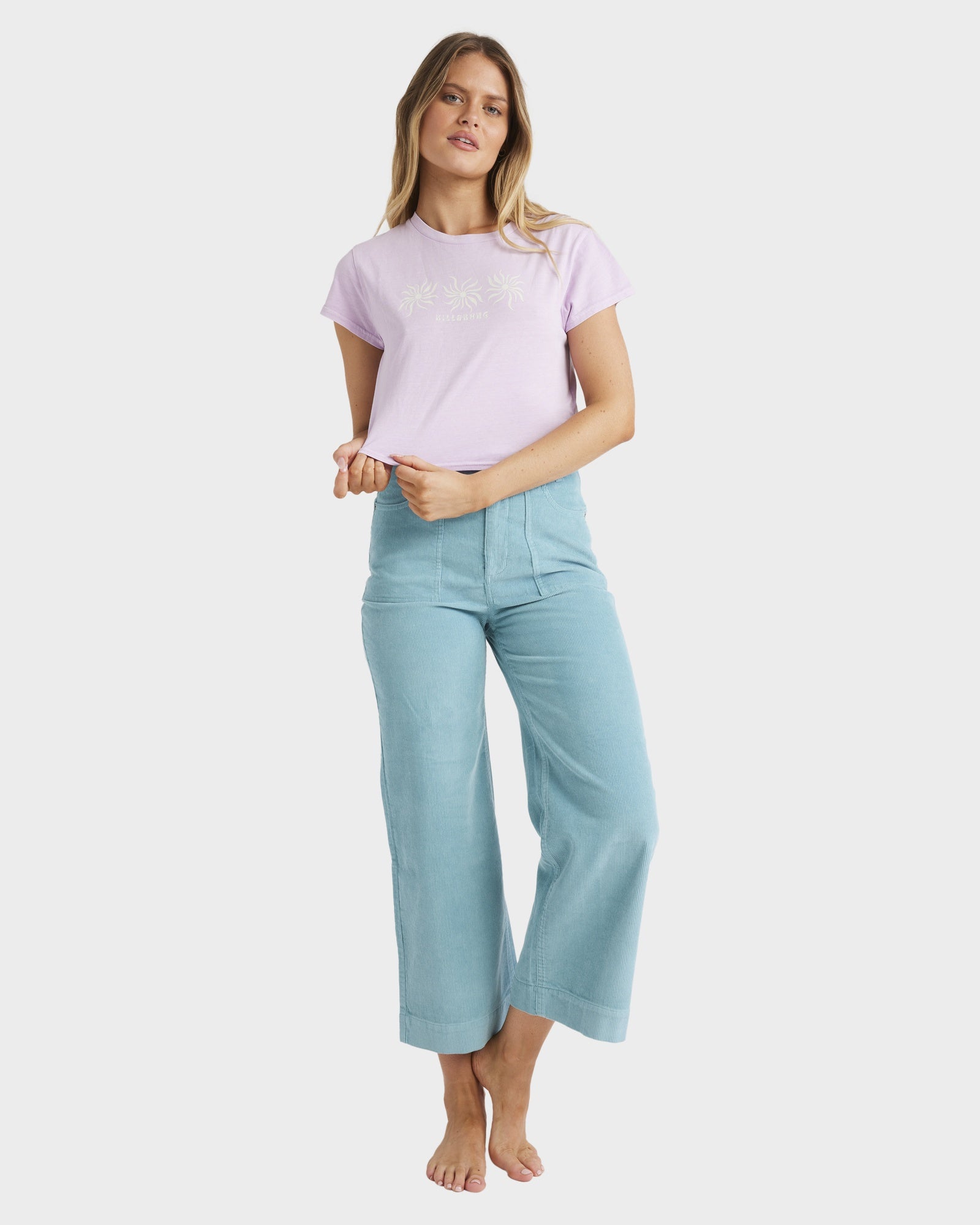 Womens Miles Away Crop T-Shirt