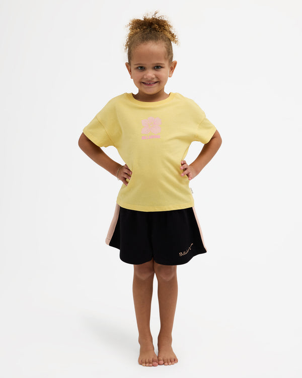 Girls 0-5 Aloha Club Olly Elastic Waist Shorts
