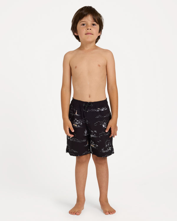 Boys 0-7 Good Times Layback Boardshorts