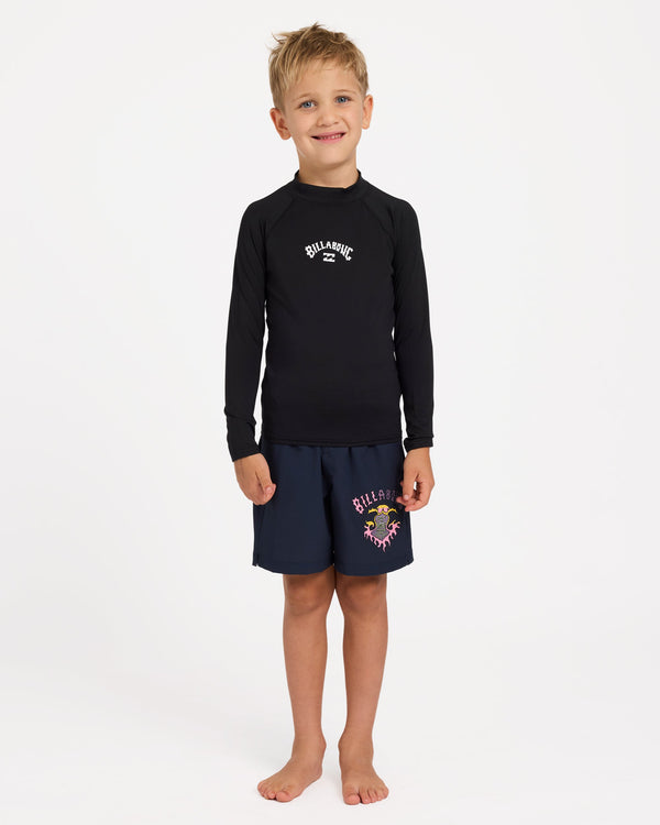 Boys 2-7 All Day Arch Rf Long Sleeve Rash Vest