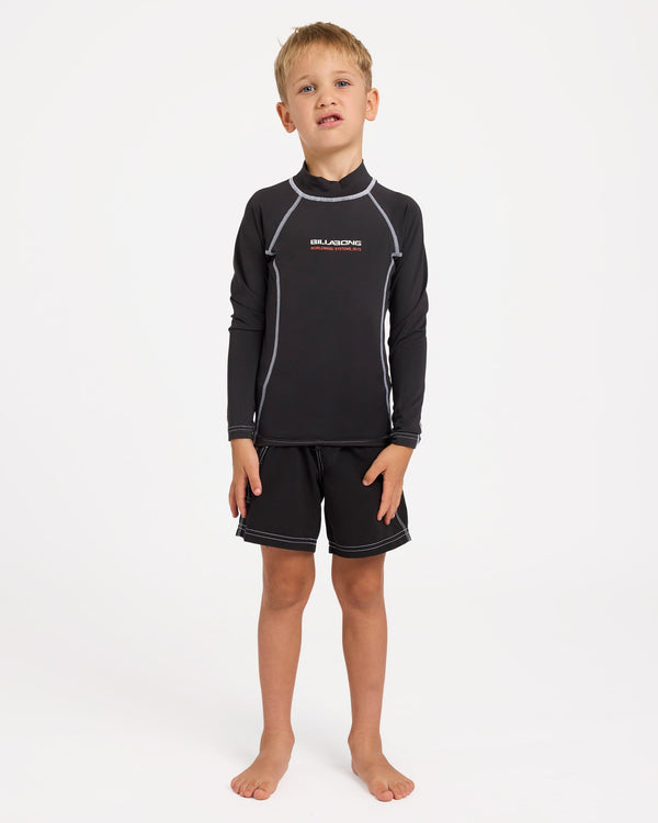 Boys 2-7 Spec 73 Performance Fit Long Sleeve Rash Vest