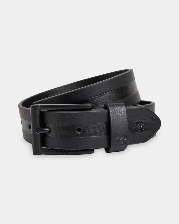 Mens Barrel Leather Belt