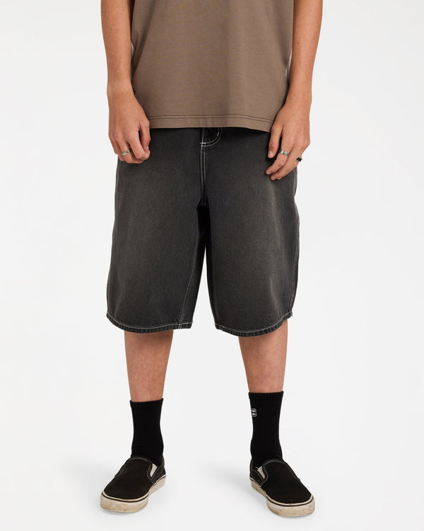 Mens Spec Denim Shorts