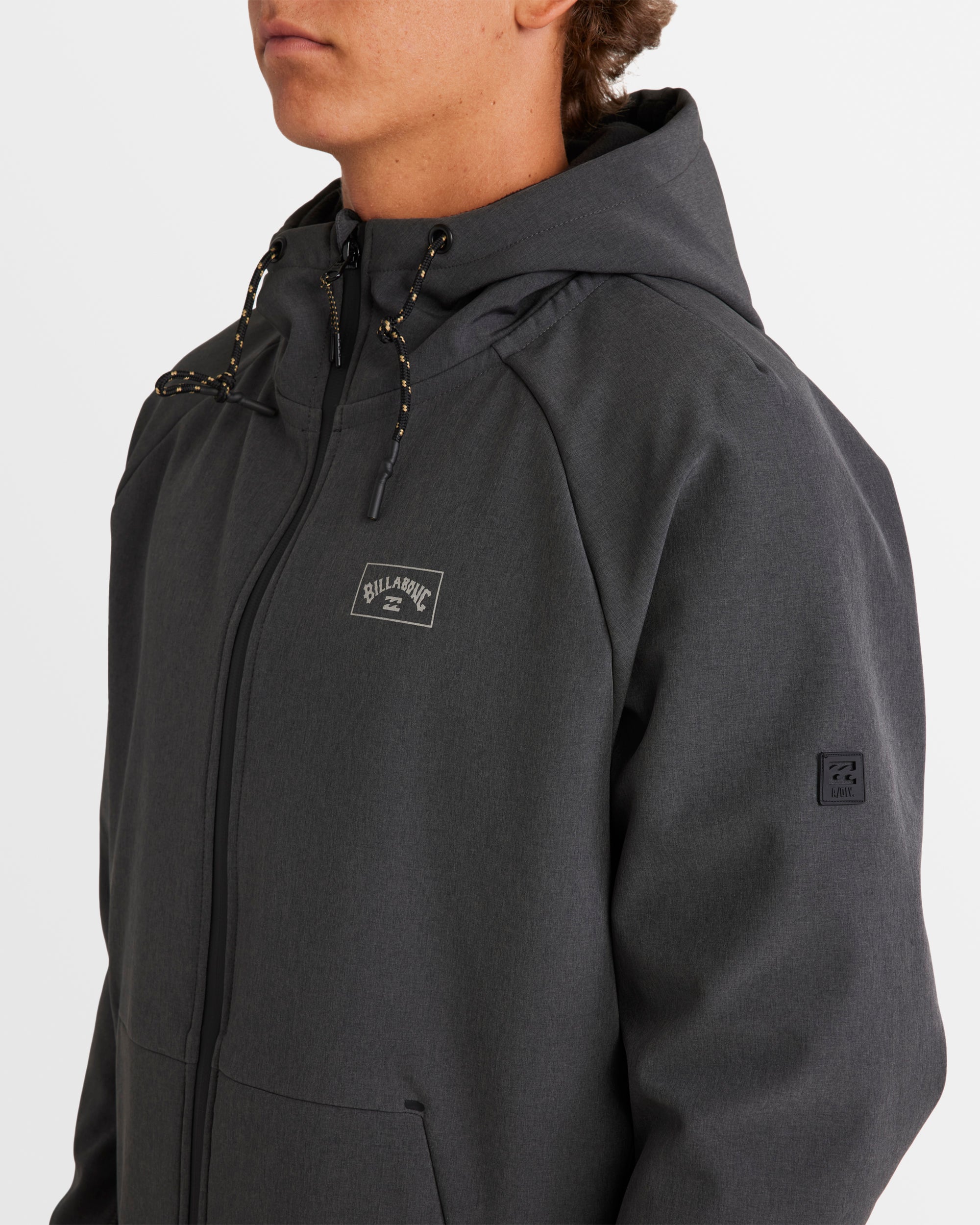 Mens Elements Fleece Hooded Jacket