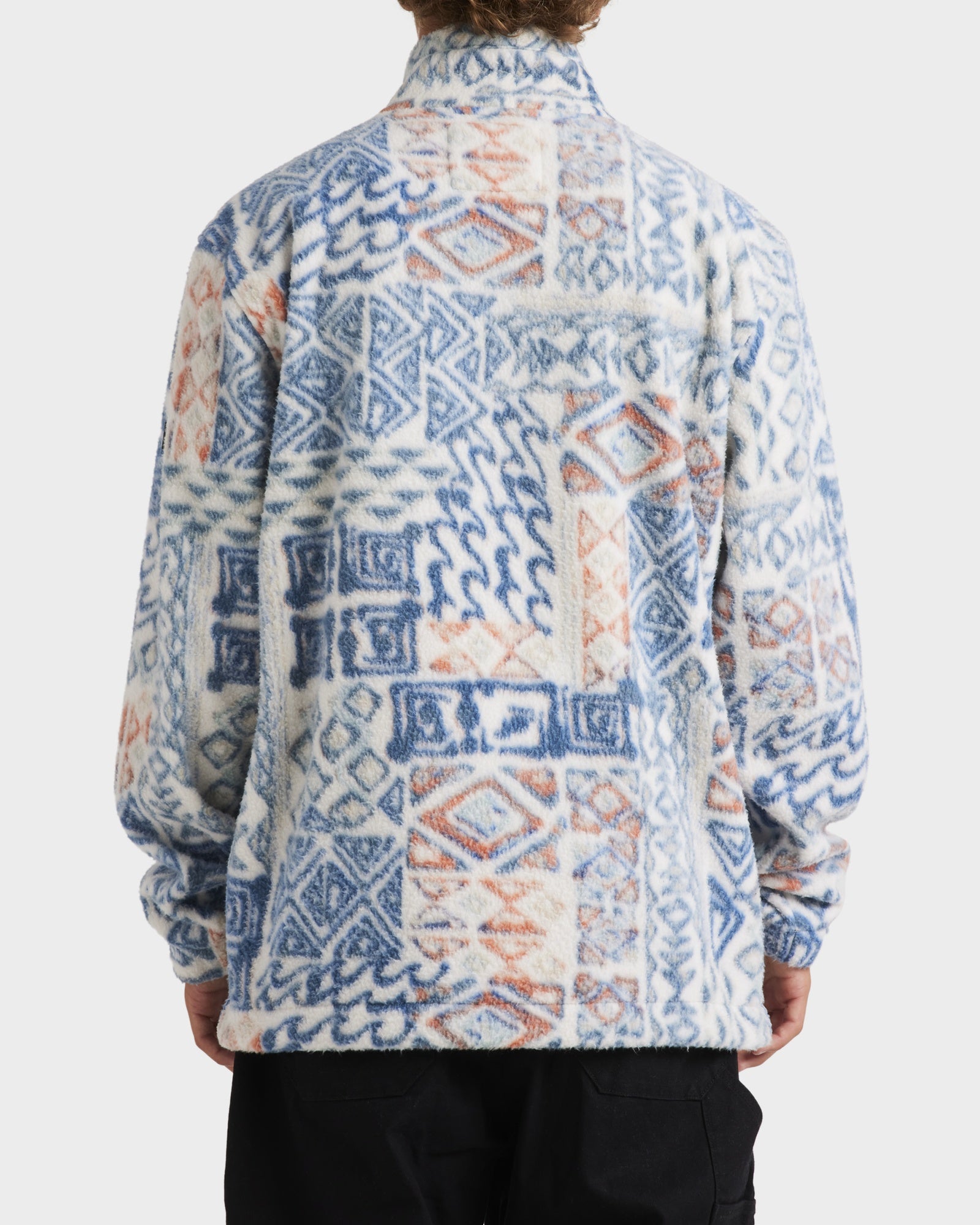 Mens A/Div Boundary Half Zip Fleece Pullover