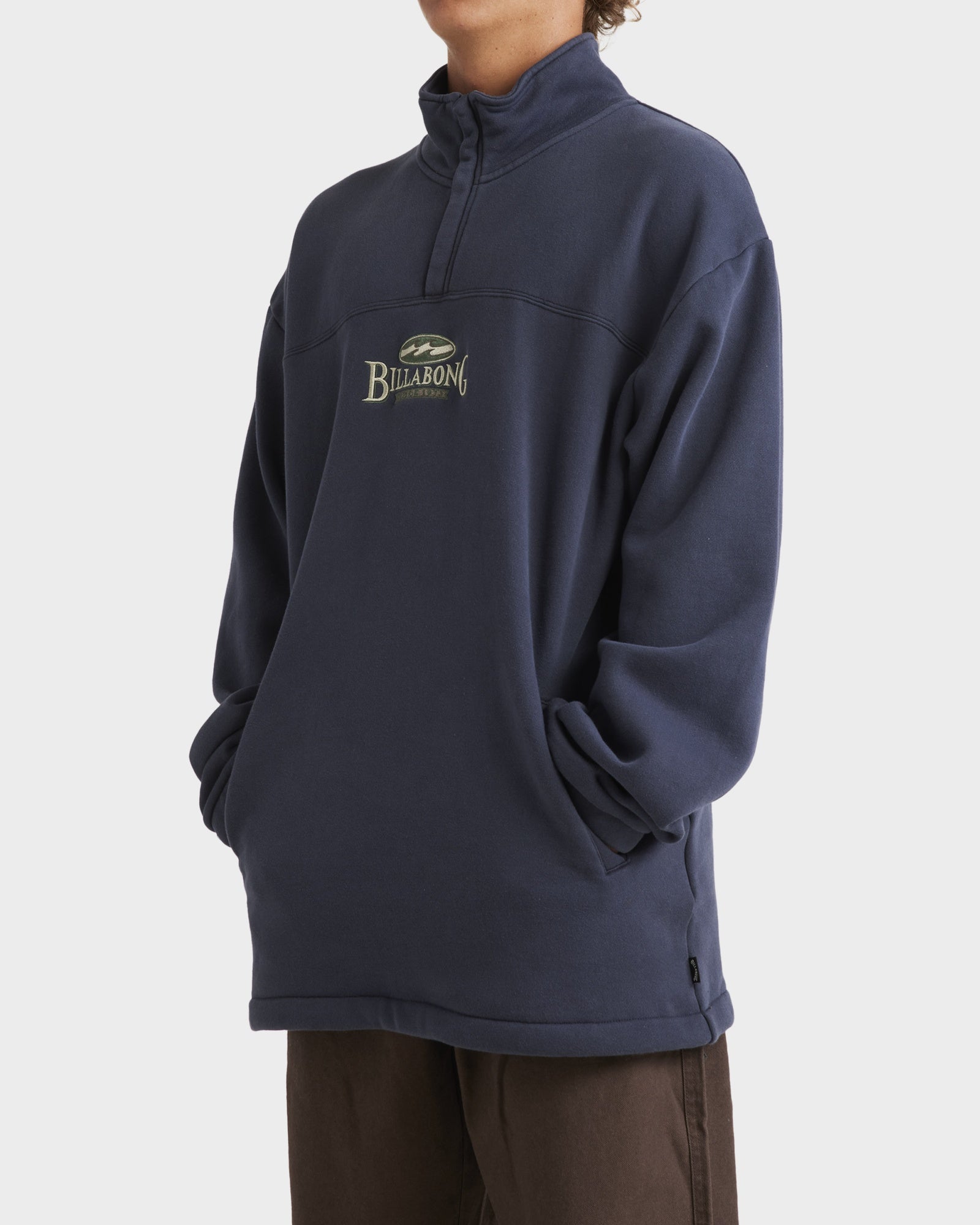 Mens King Prawn Half Zip Fleece Pullover