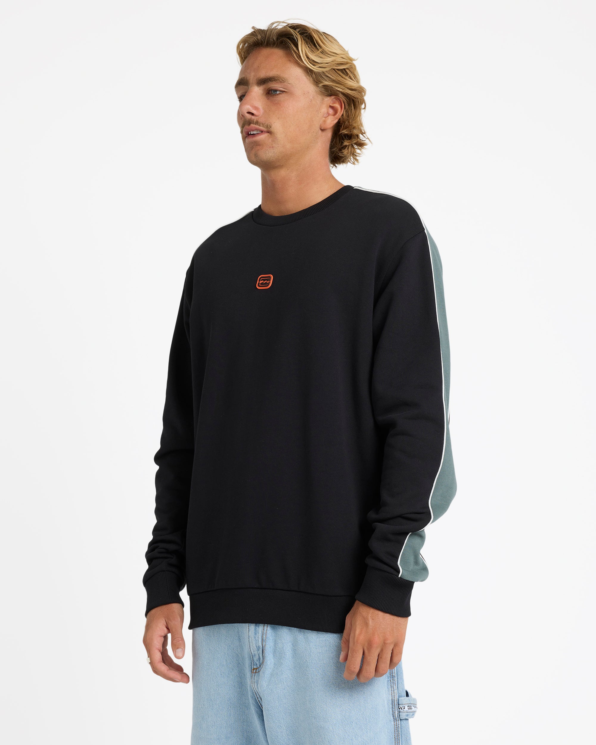 Mens Script Crew Neck