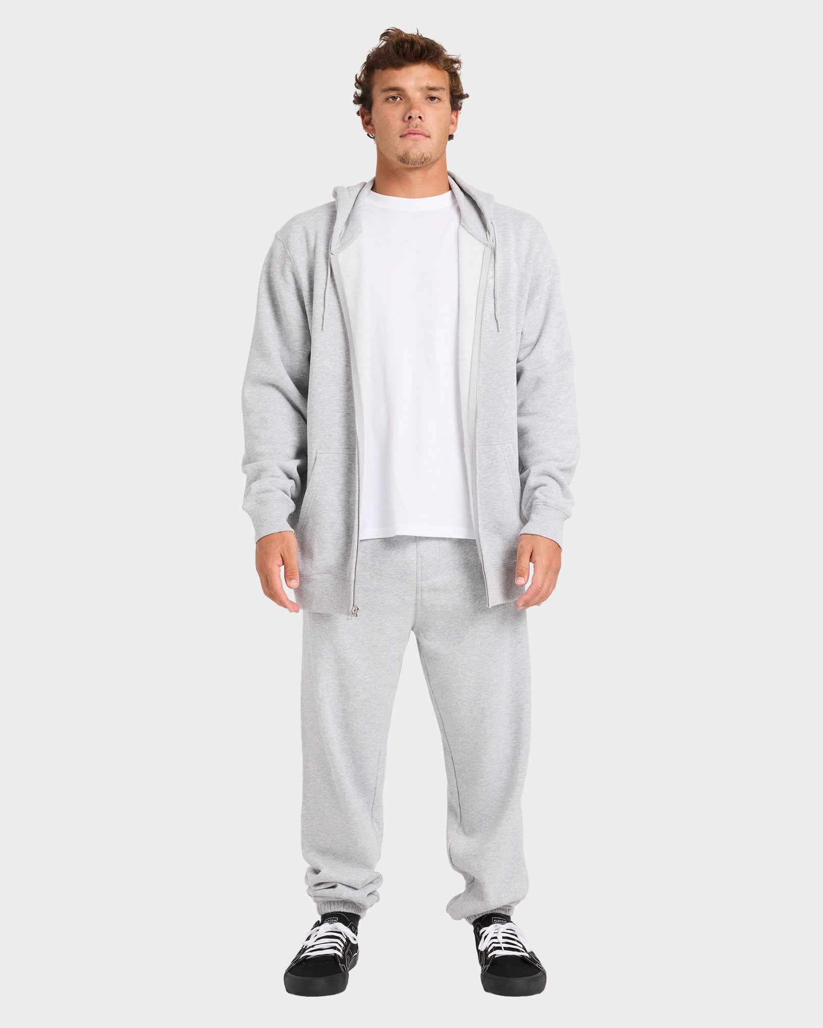 Mens Premium Wave Wash Zip Up Hoodie