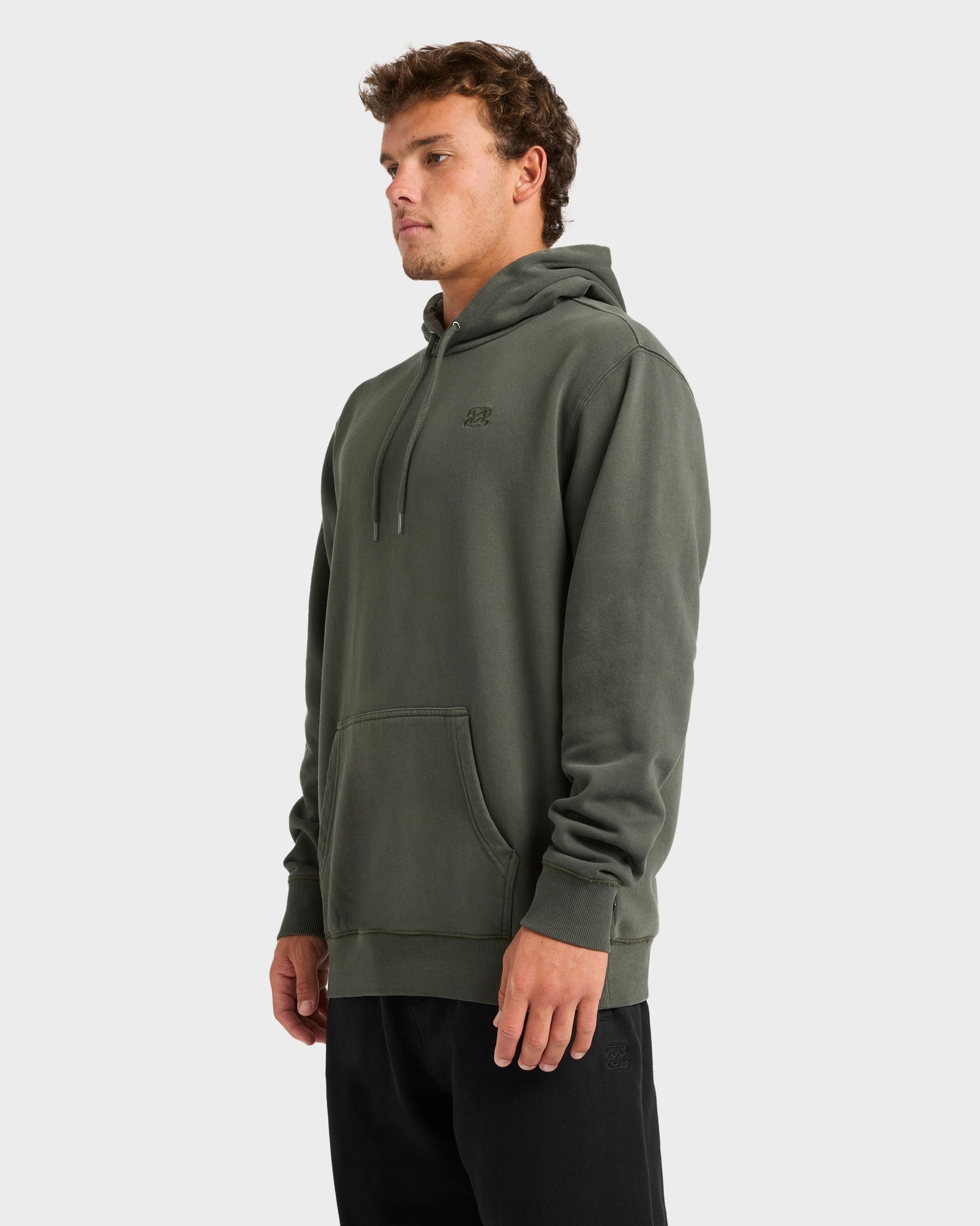 Mens Premium Wave Wash Pullover Hoodie