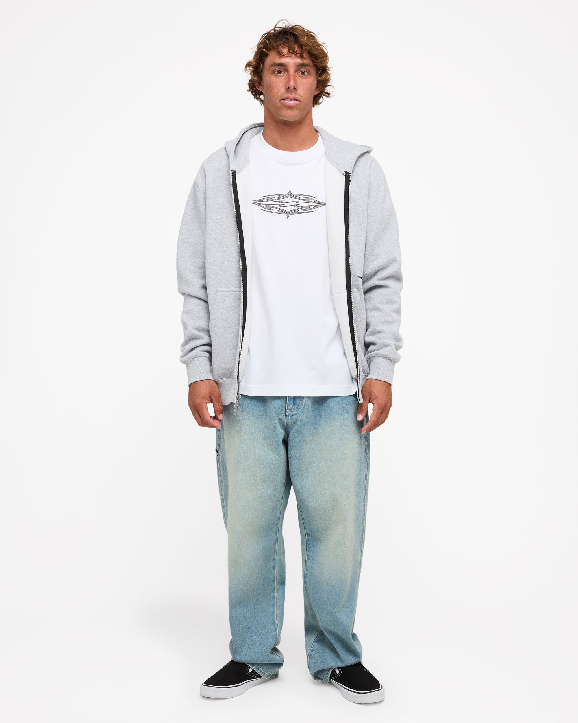 Mens Tilt Zip Up Hoodie