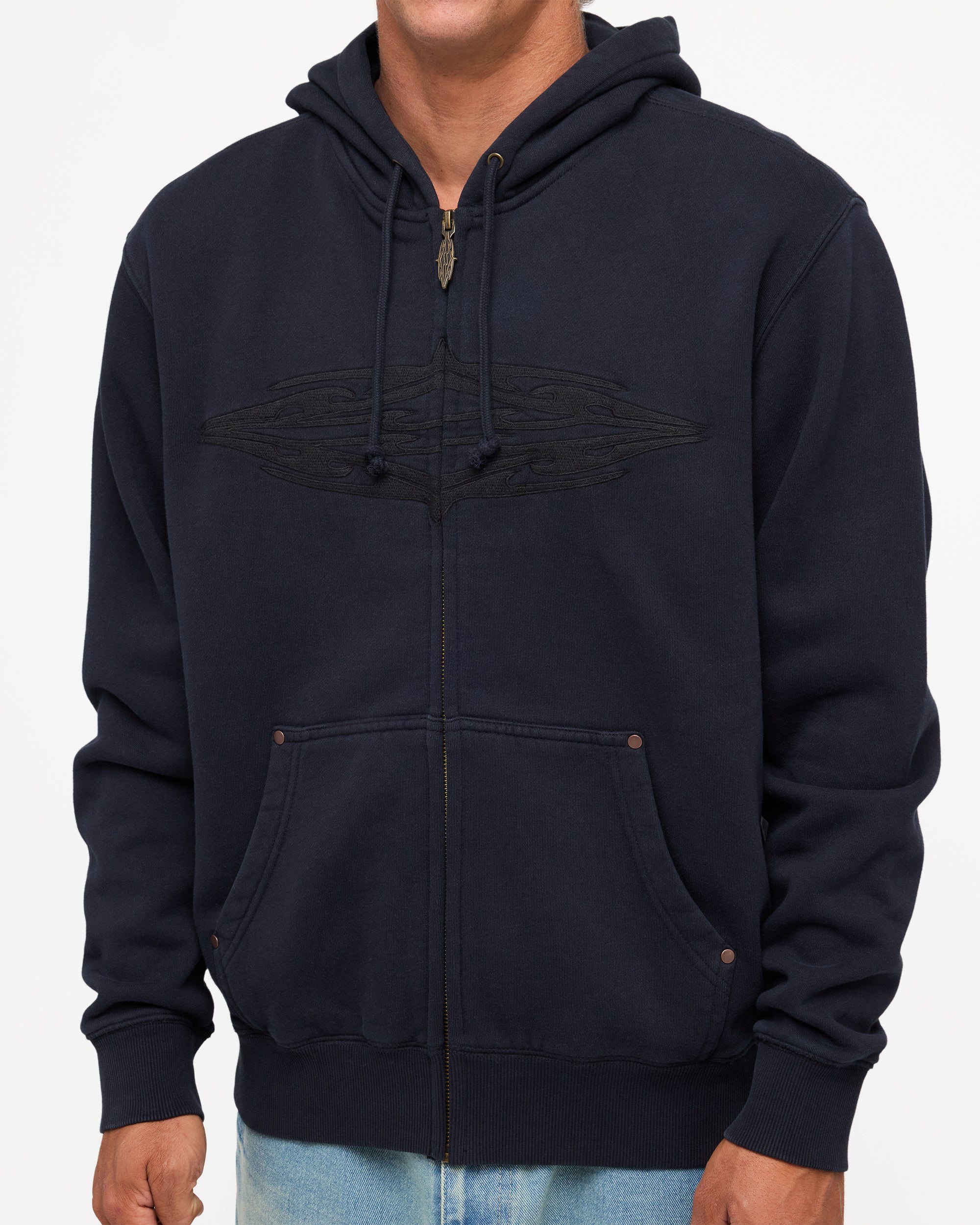 Mens Immortal Diamond Zip Up Hoodie