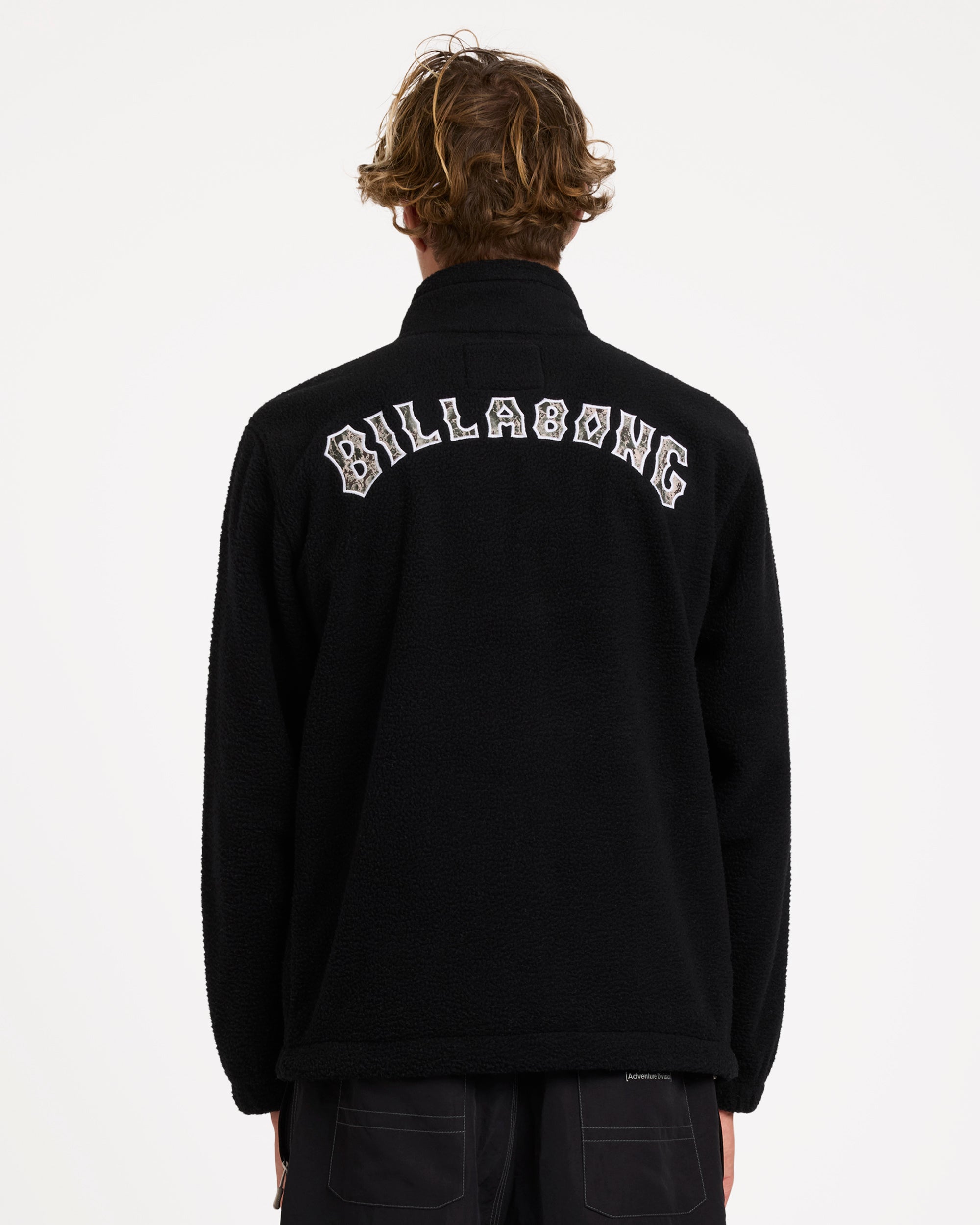 Mens Boundary Mockneck Fleece Jumper