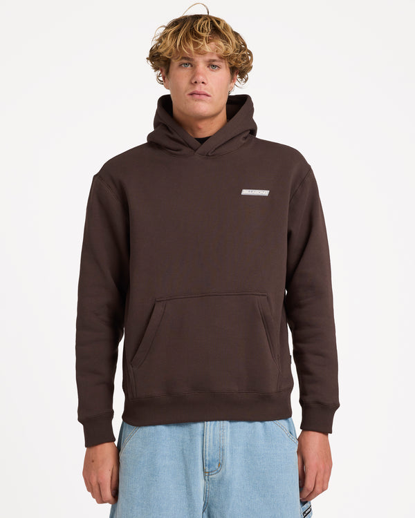 Mens Adiv Slant Pullover Hoodie