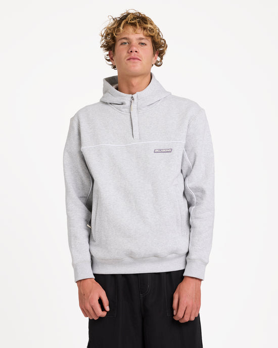Mens A/Div Mock Neck Pullover Hoodie
