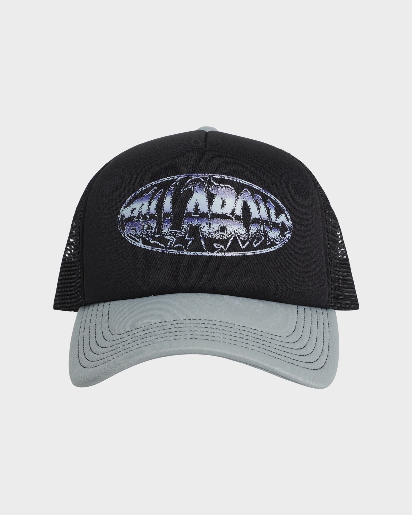 Mens Chromed Trucker Cap