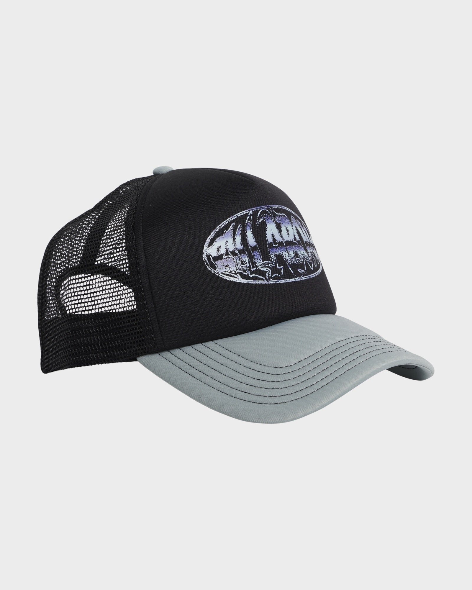Mens Chromed Trucker Cap