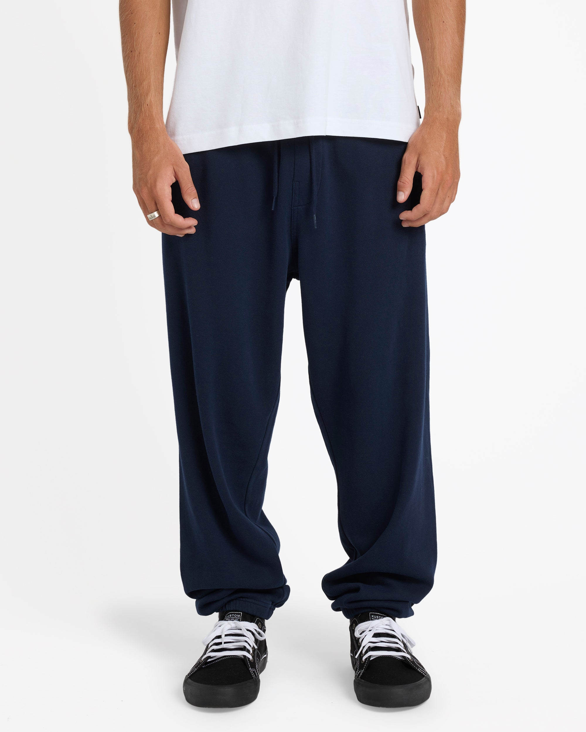 Mens Premium Wave Washed Trackpants