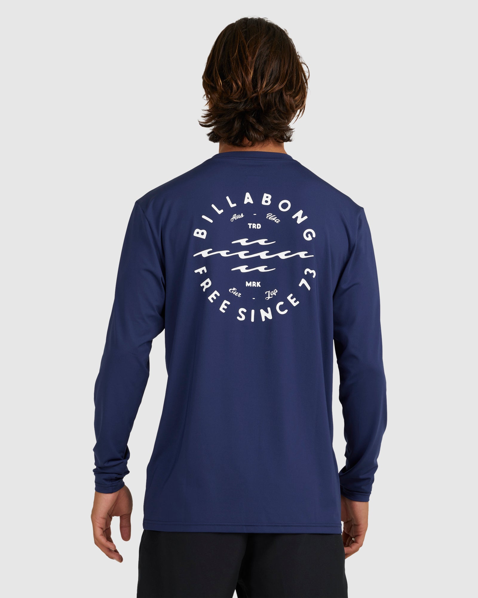 Mens Big Wave Daz Long Sleeve Rash Vest