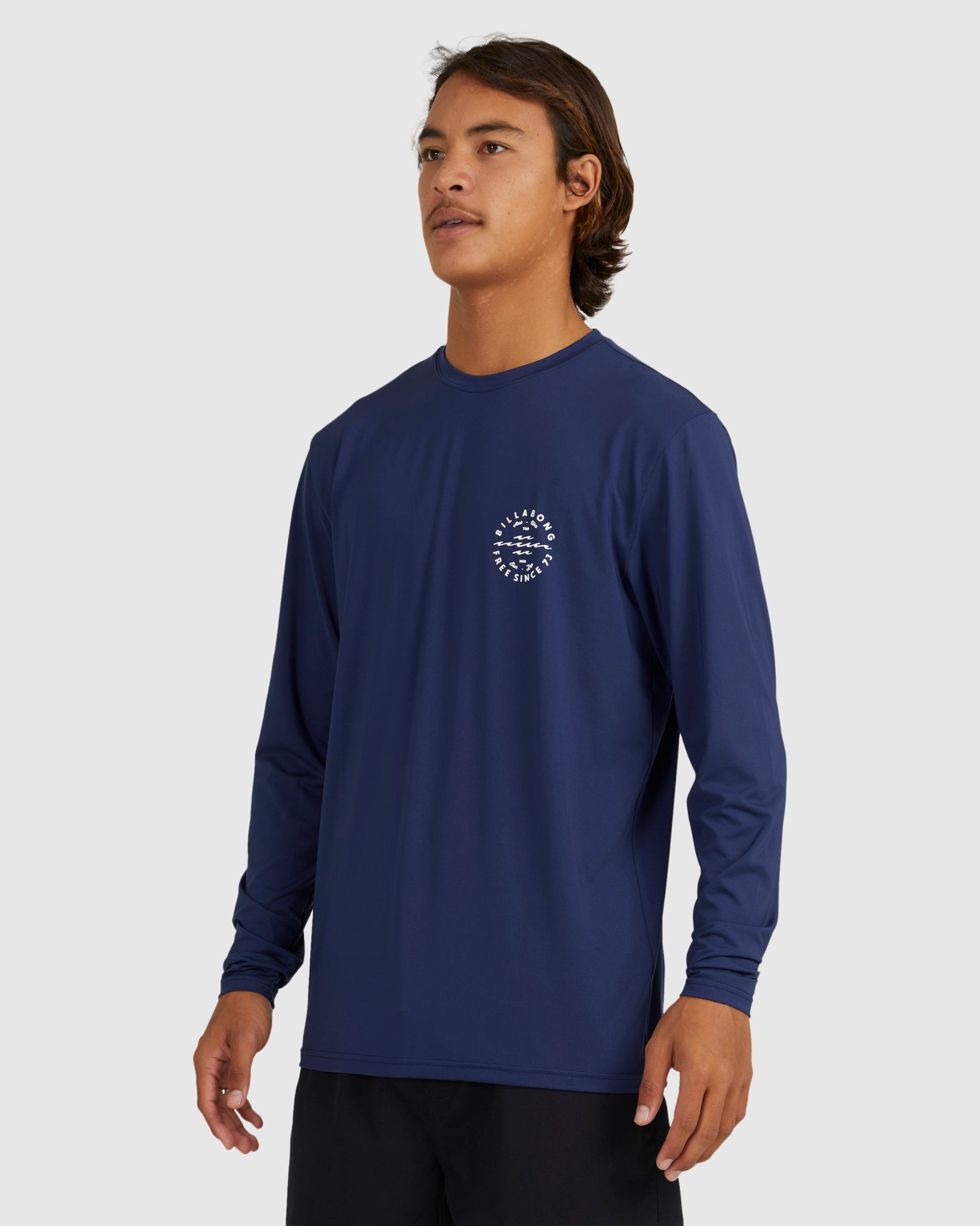 Mens Big Wave Daz Long Sleeve Rash Vest