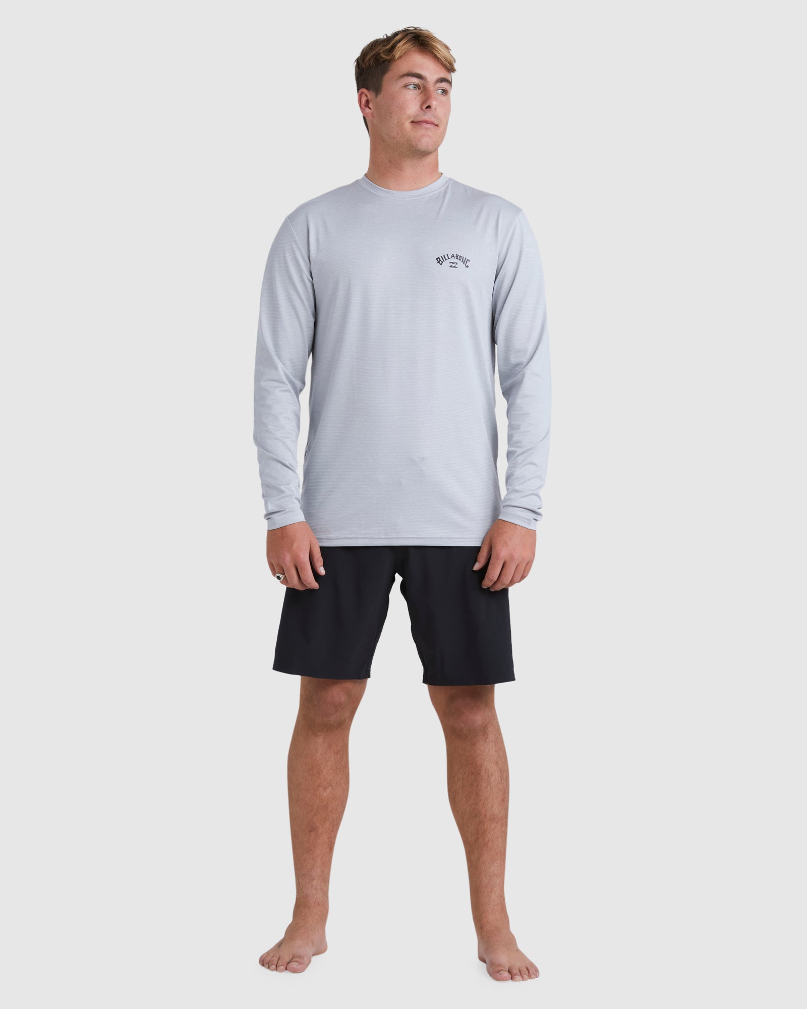 Mens Shoreline Long Sleeve Rash Vest