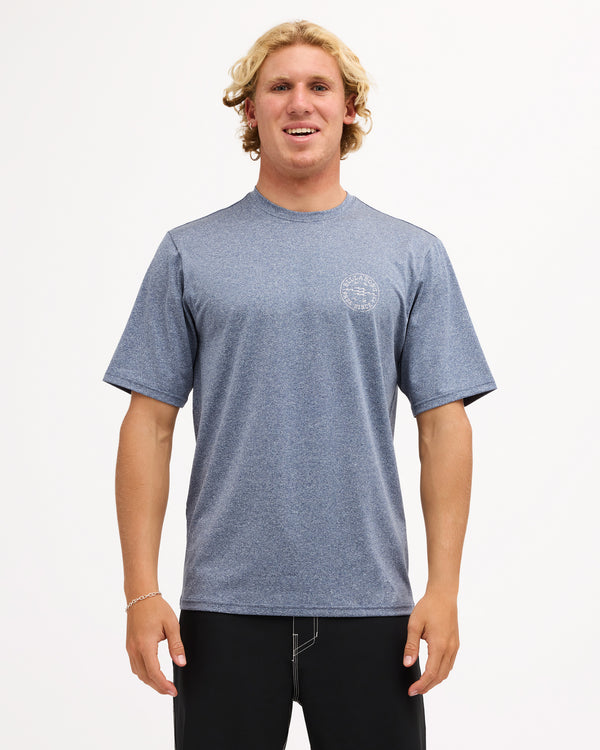 Mens Big Wave Daz Short Sleeve Rash Vest