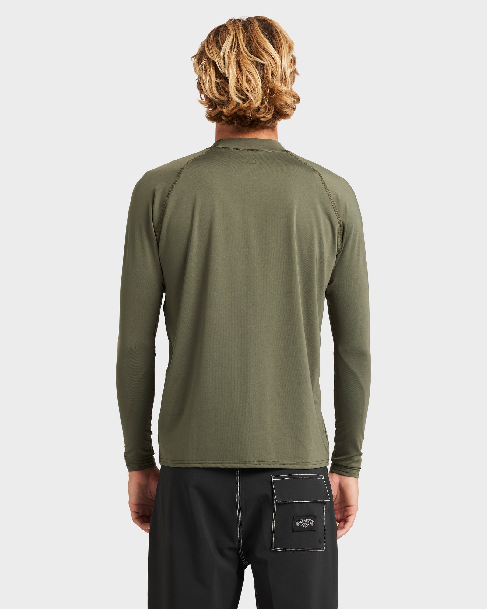 Mens Boxed Arch Regular Fit Long Sleeve Rash Vest