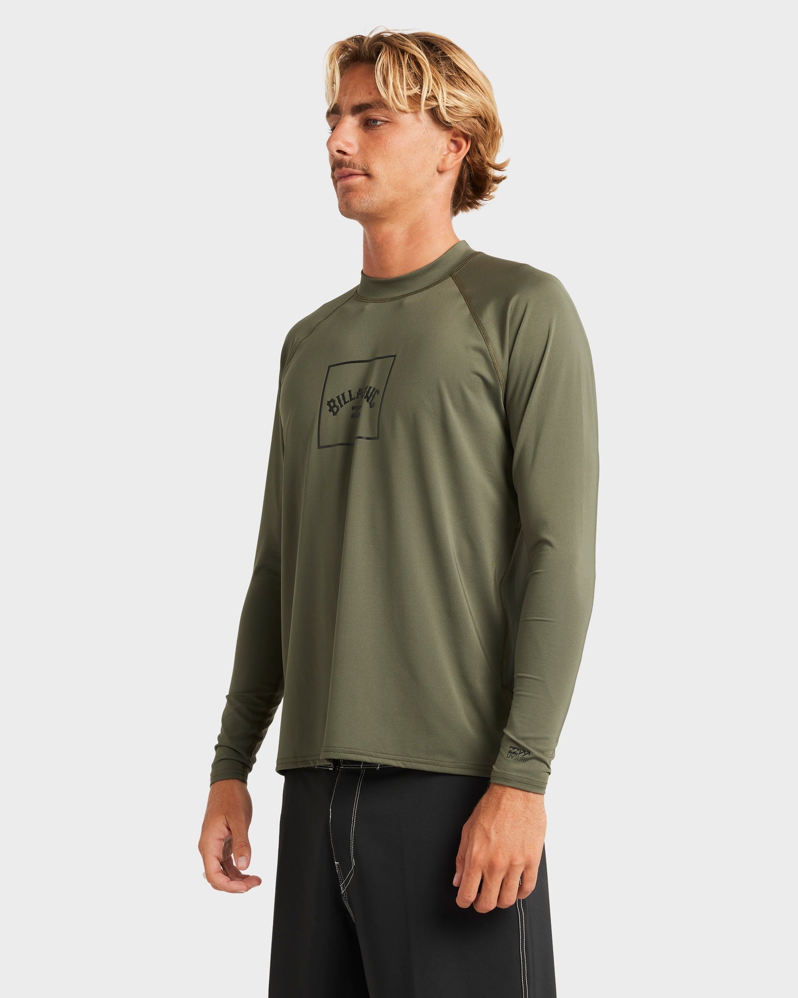 Mens Boxed Arch Regular Fit Long Sleeve Rash Vest