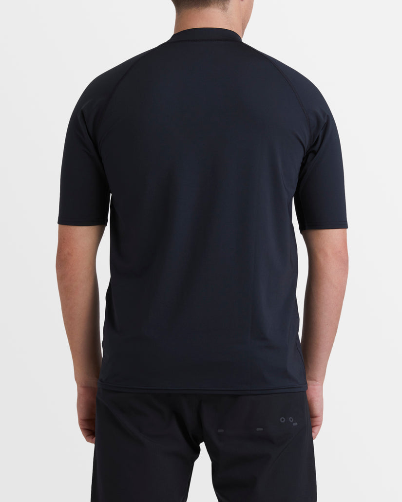 Mens Boxed Arch Rash Vest BLACK Billabong AU