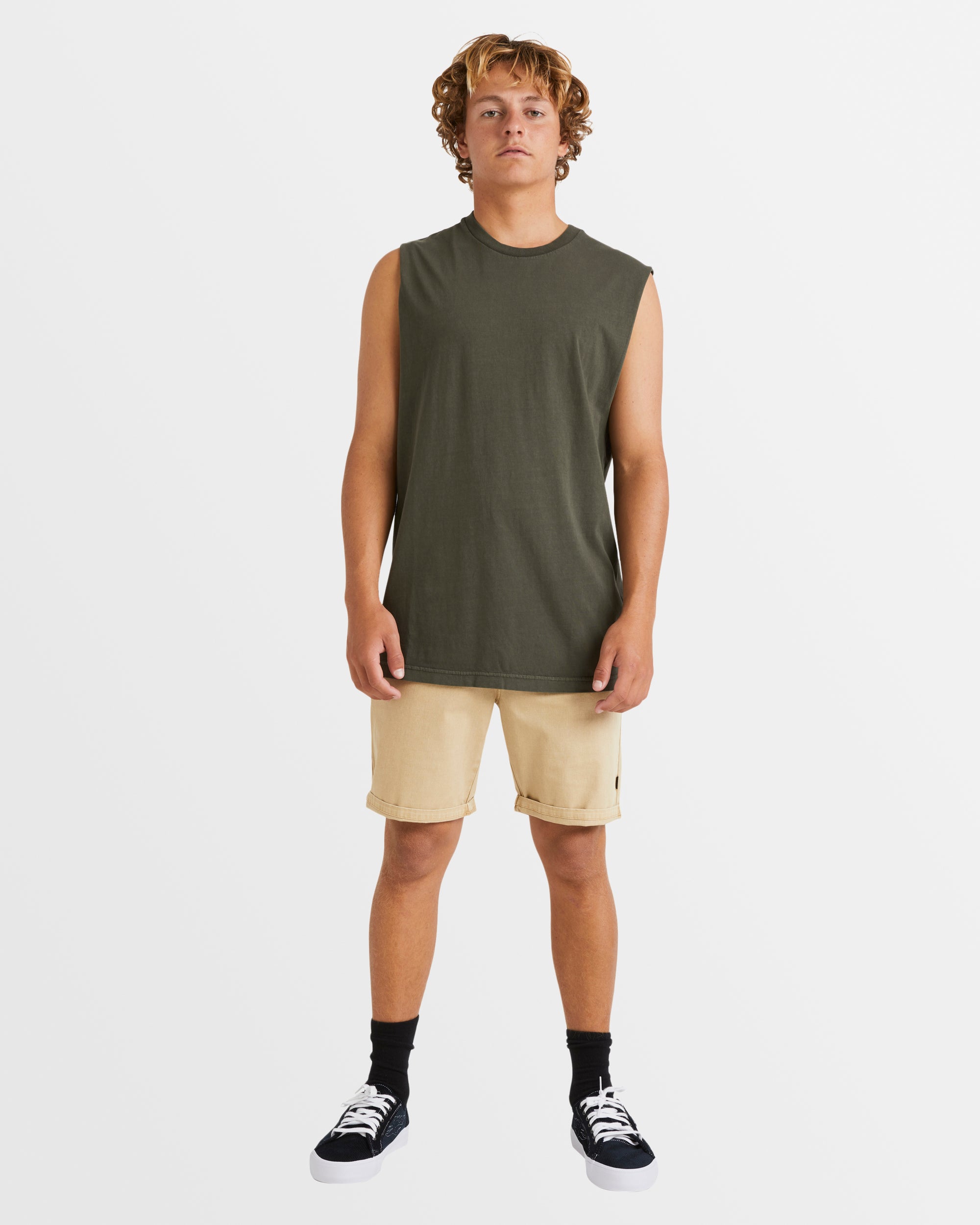 Mens Wave Wash Twill 19" Shorts