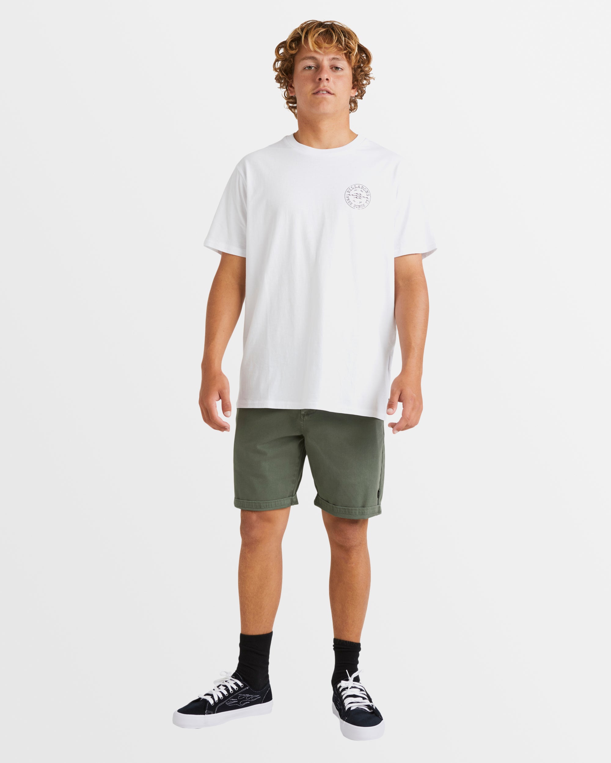 Mens Wave Wash Twill 19" Shorts