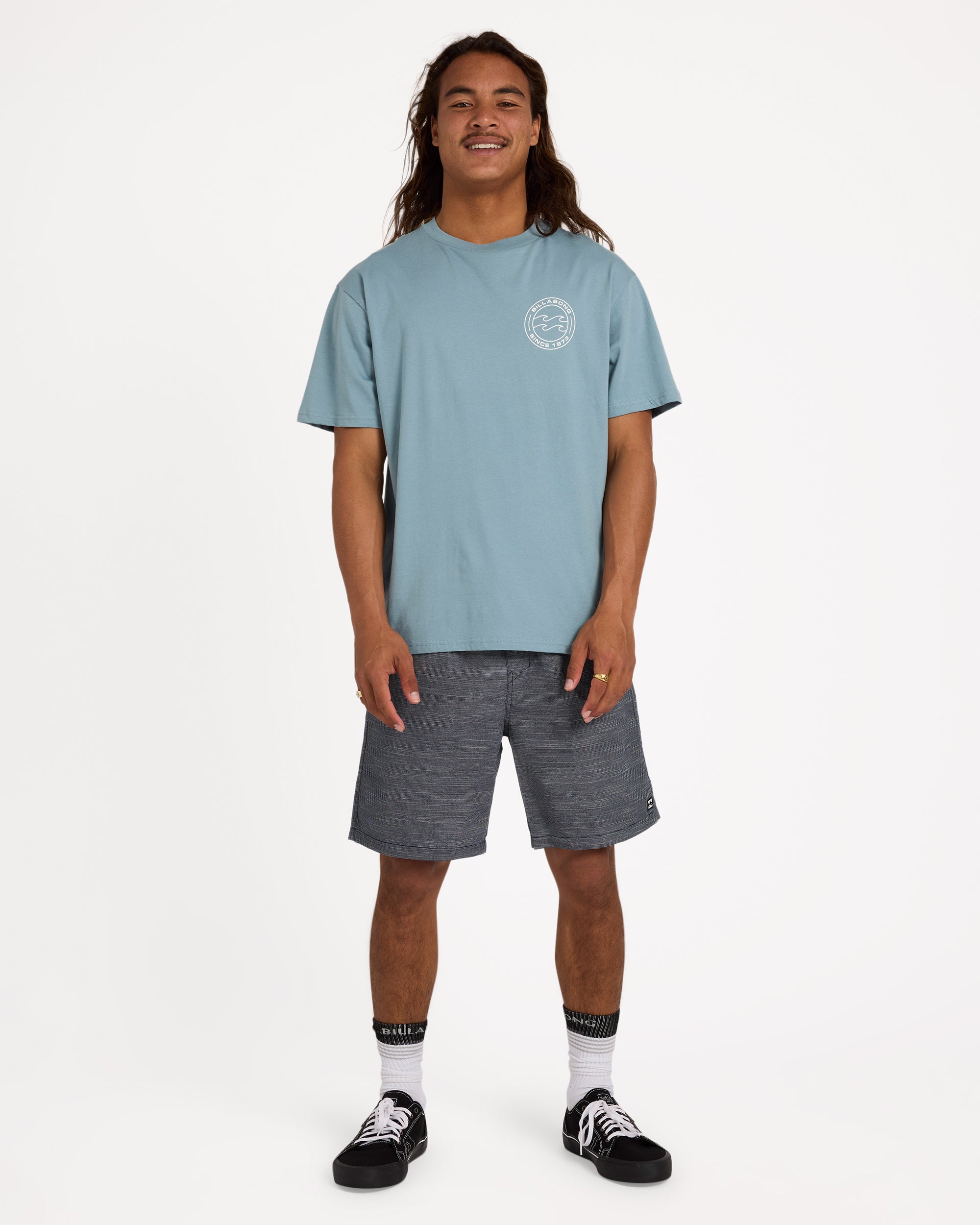 Mens Slub Elastic 21" Shorts