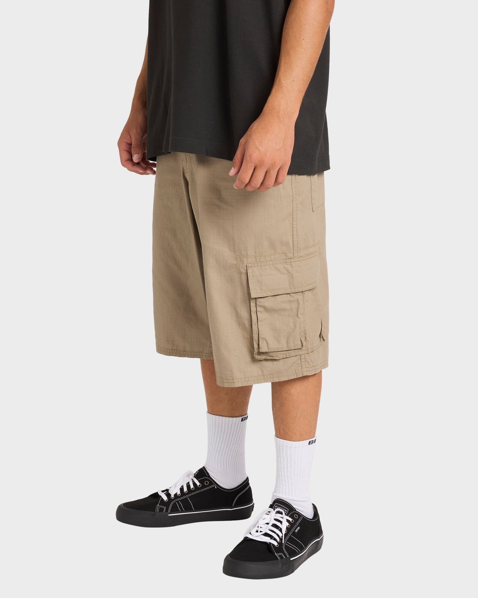 Mens Script Cargo Shorts